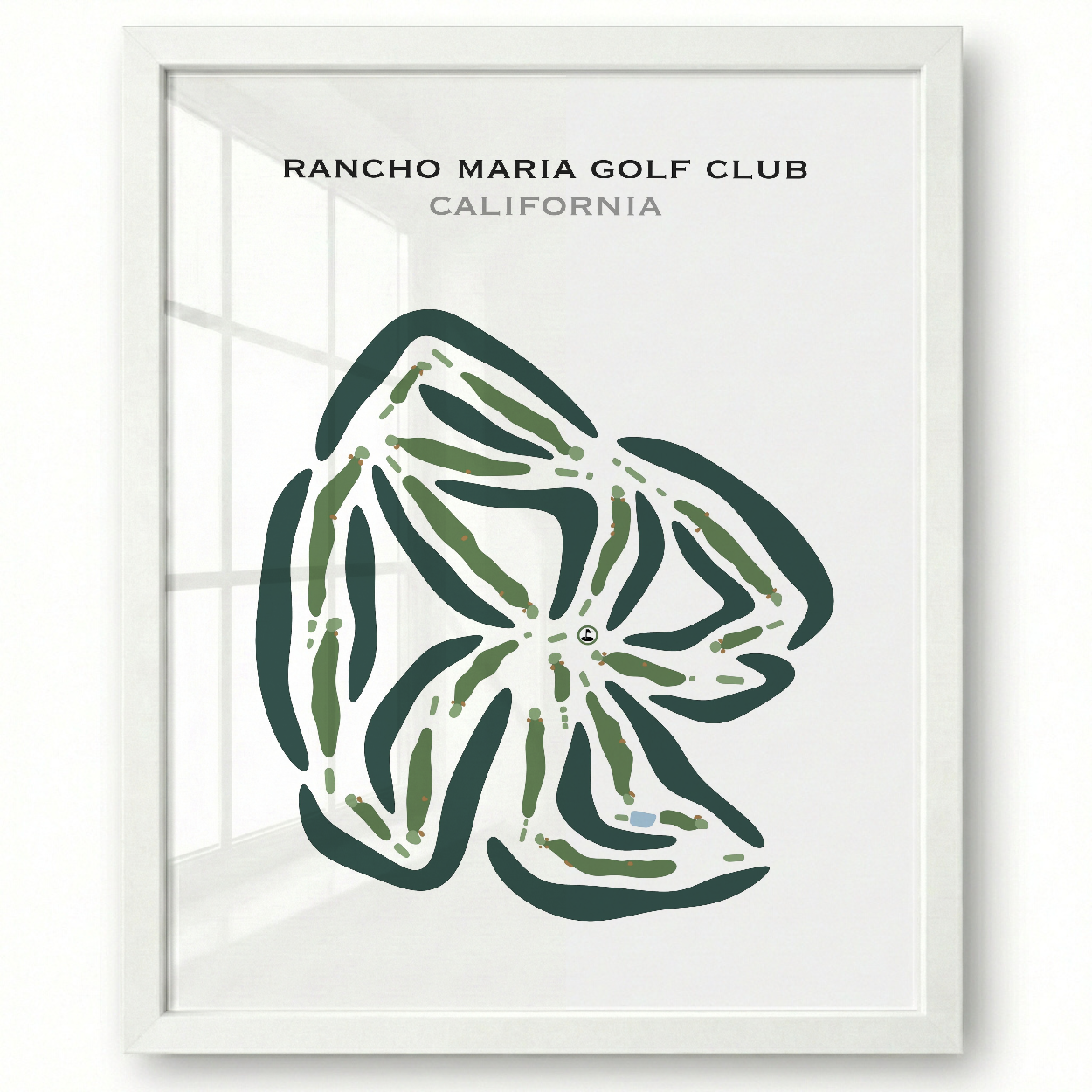 Rancho Maria Golf Club, California - Printed Golf Course