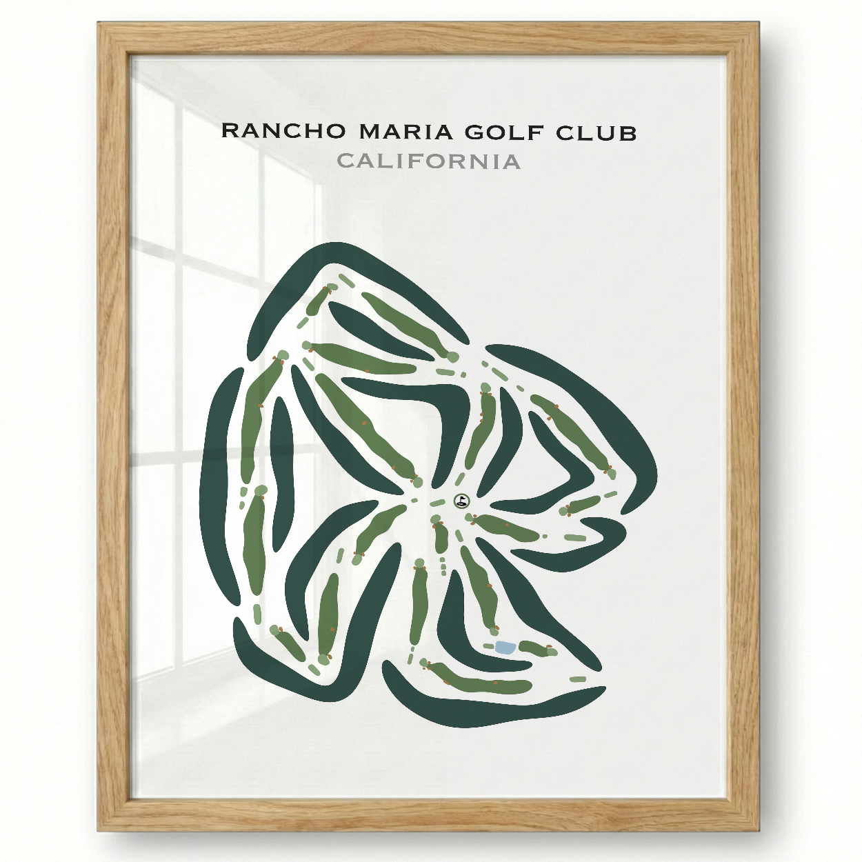 Rancho Maria Golf Club, California - Printed Golf Course