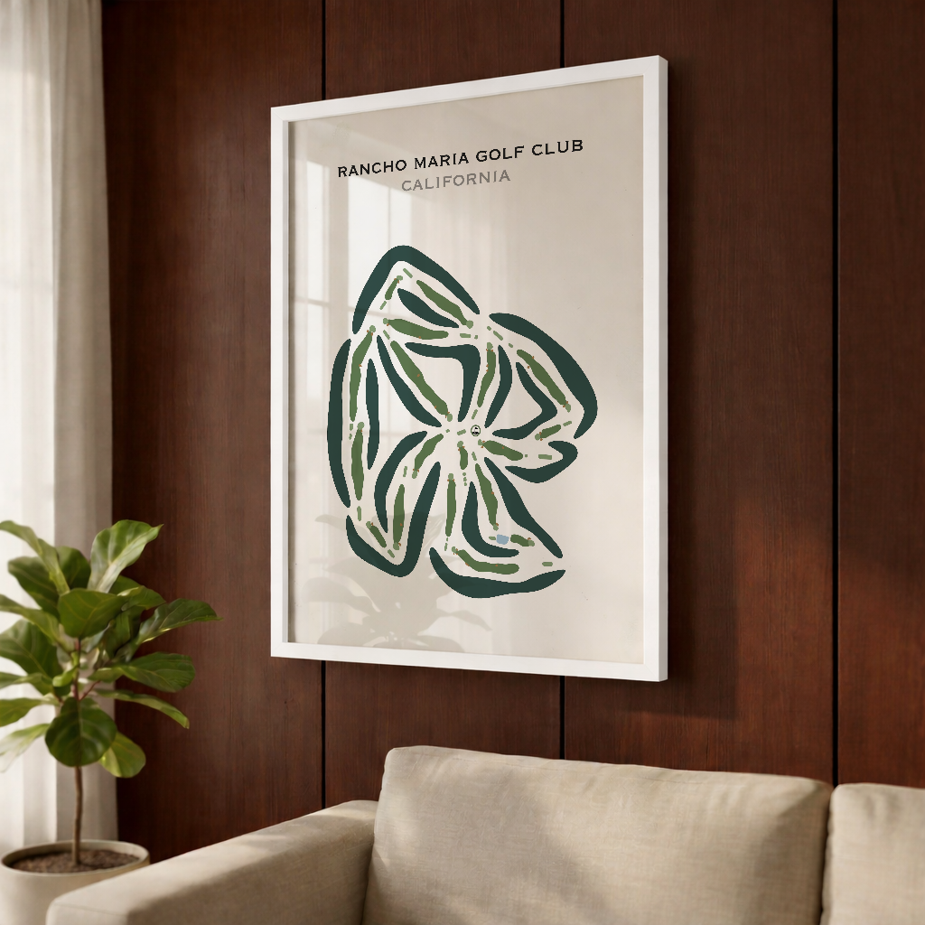 Rancho Maria Golf Club, California - Printed Golf Course