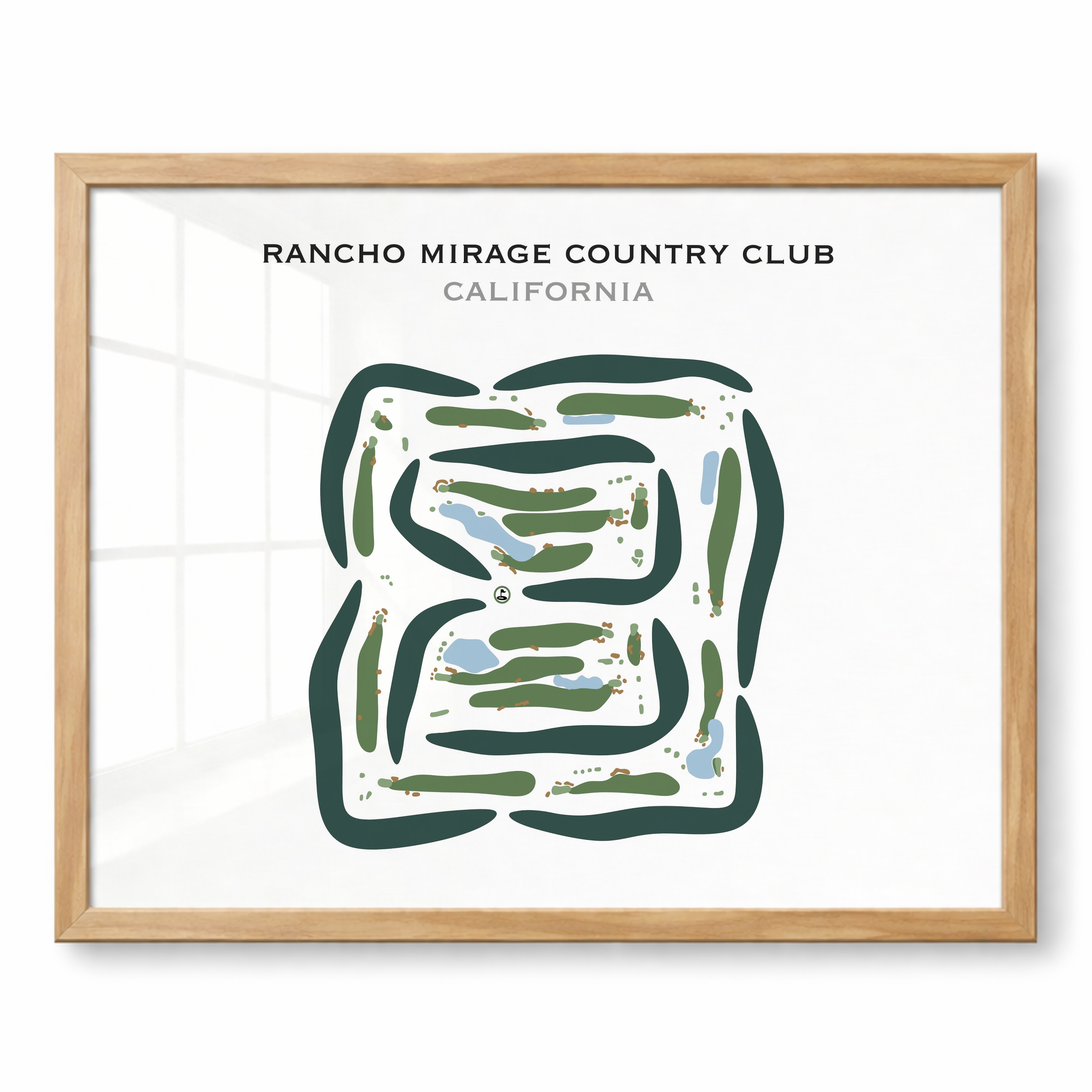 Rancho Mirage Country Club, California - Printed Golf Courses