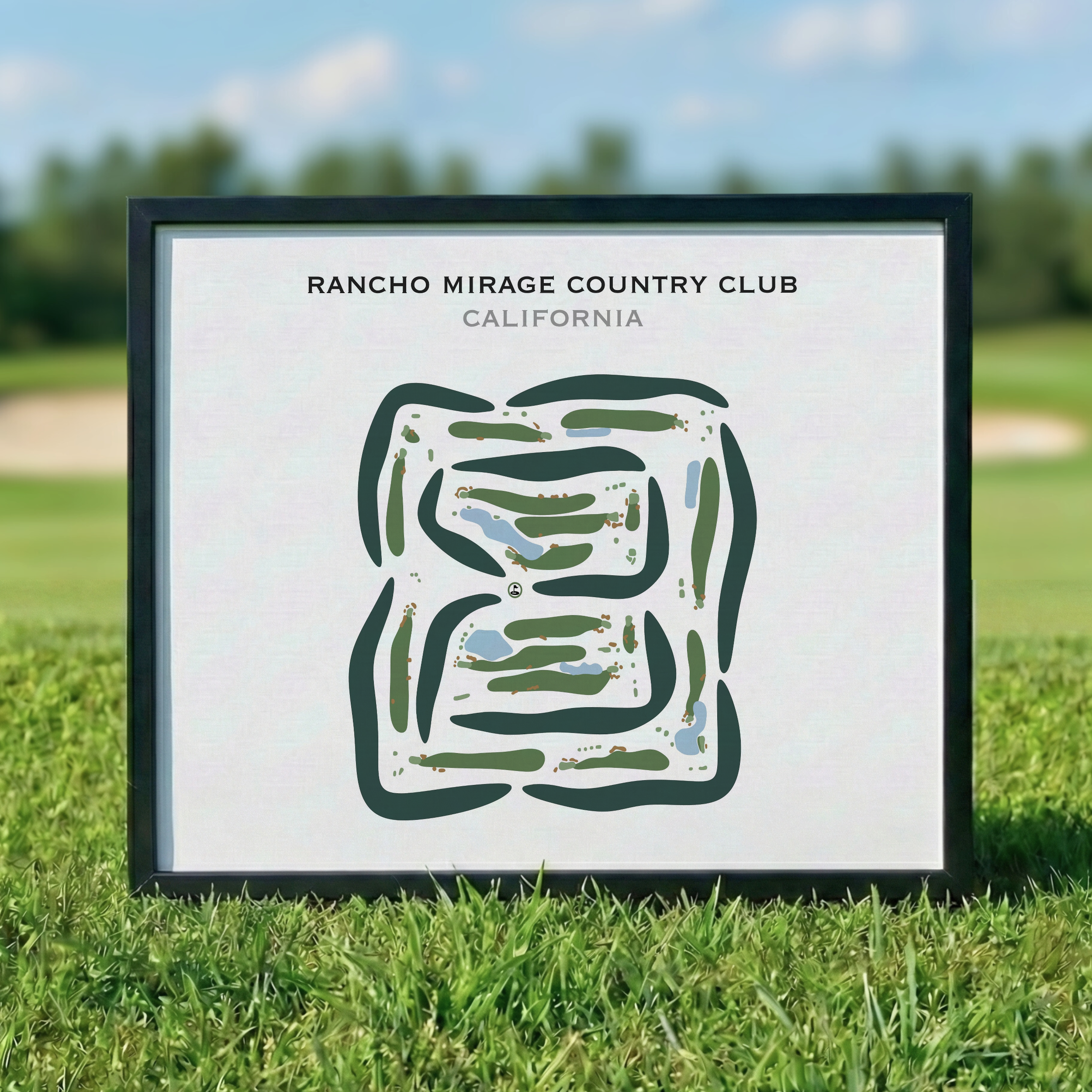 Rancho Mirage Country Club, California - Printed Golf Courses
