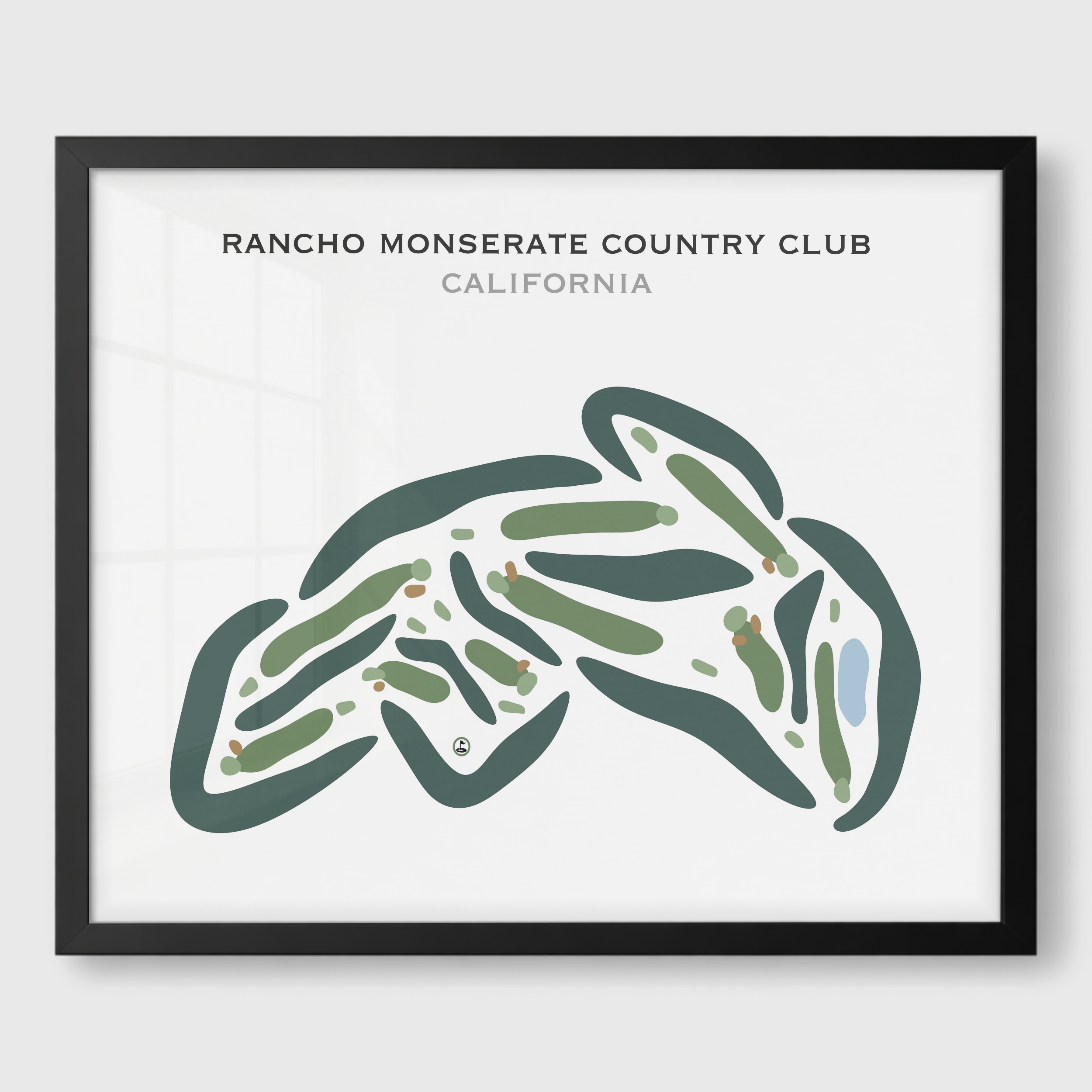 Rancho Monserate Country Club, California - Printed Golf Courses