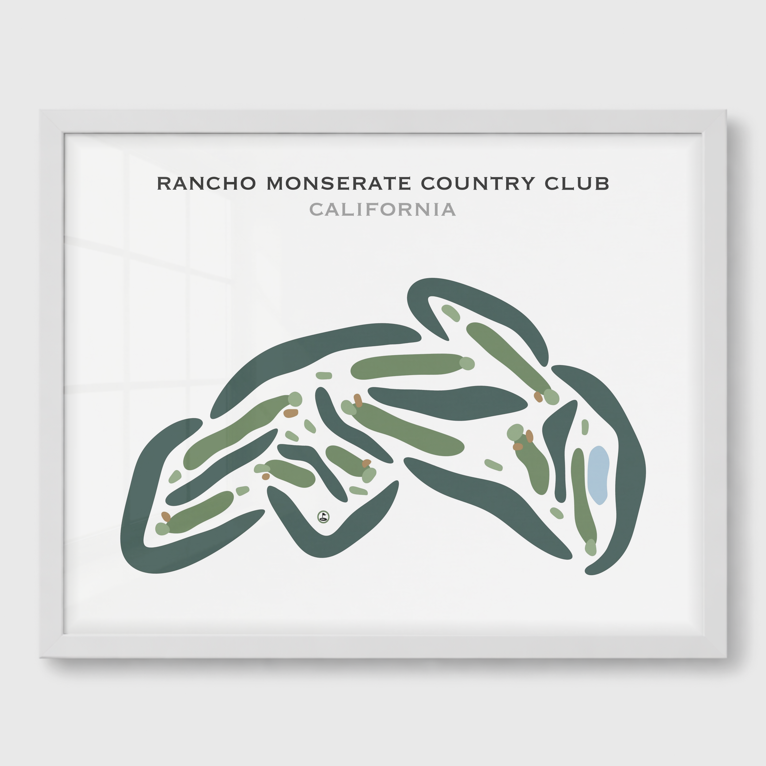 Rancho Monserate Country Club, California - Printed Golf Courses