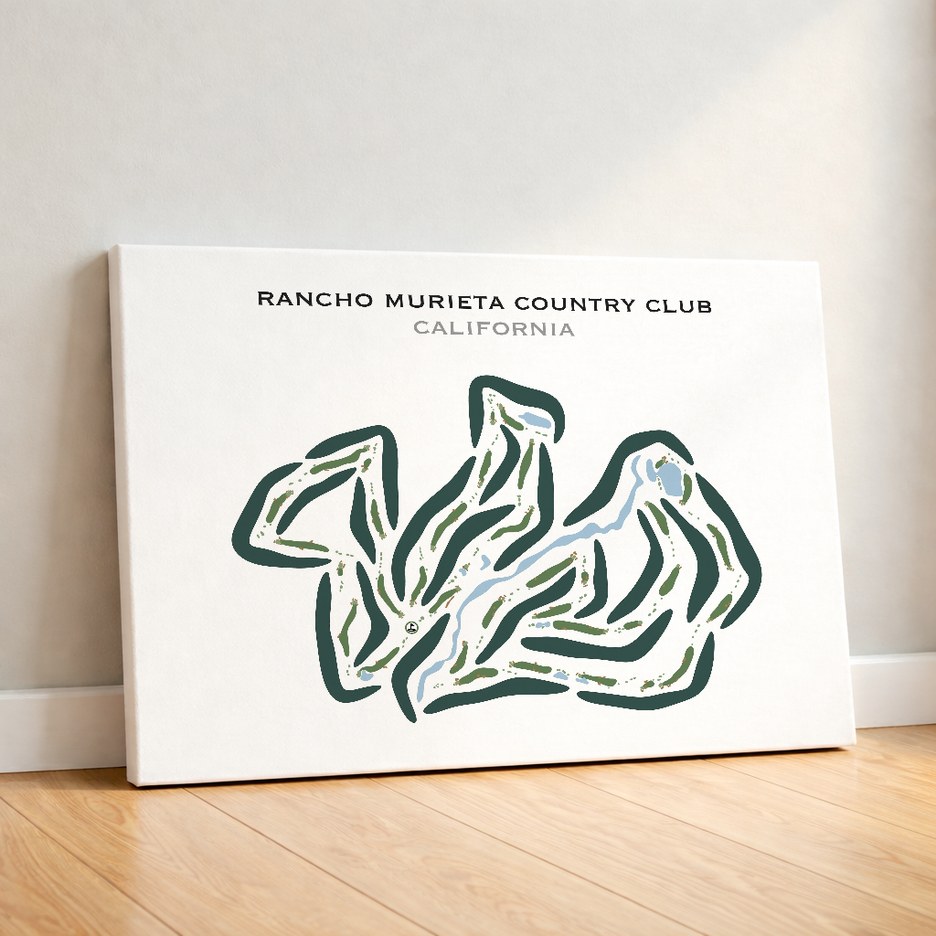 Rancho Murieta Country Club, California - Printed Golf Courses