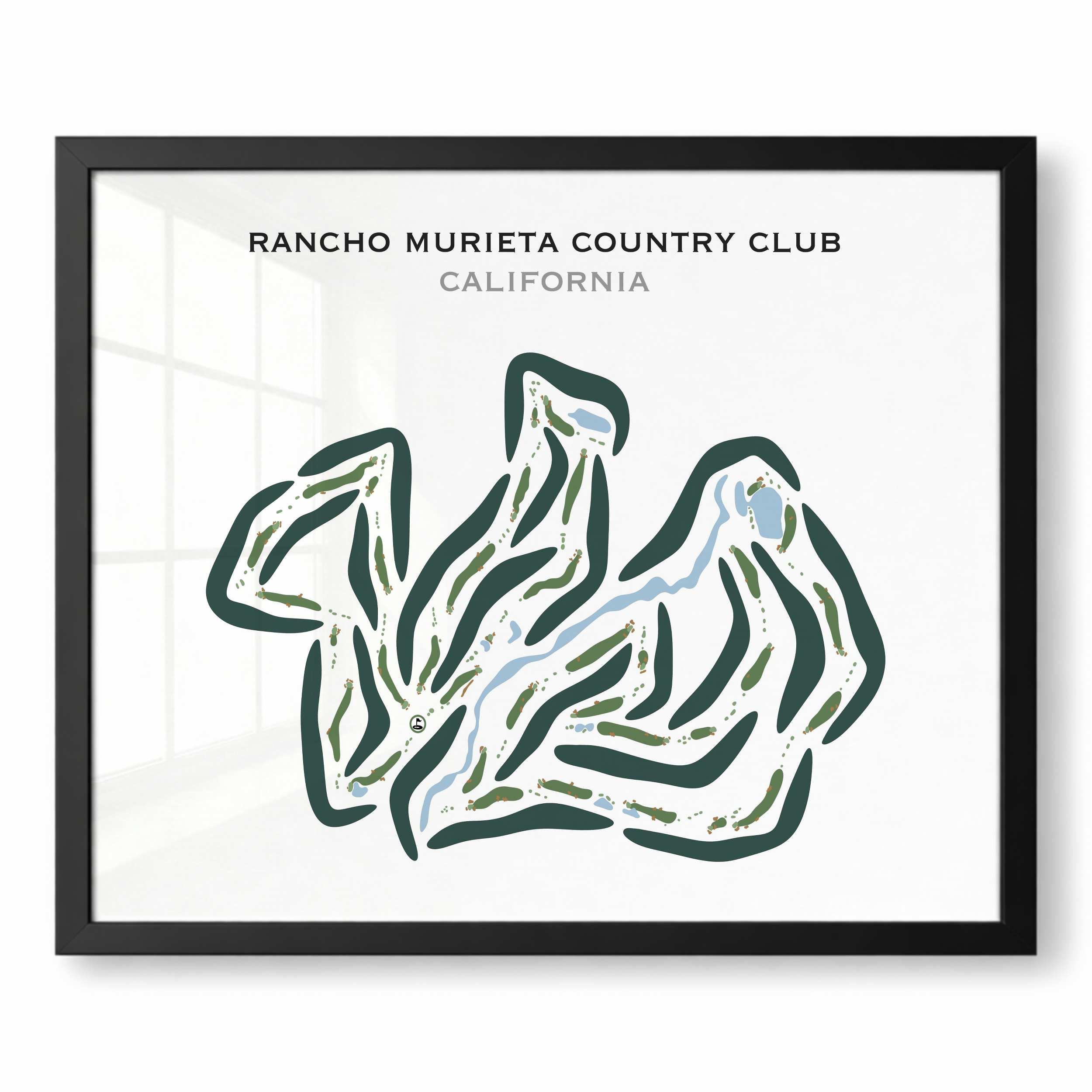 Rancho Murieta Country Club, California - Printed Golf Courses