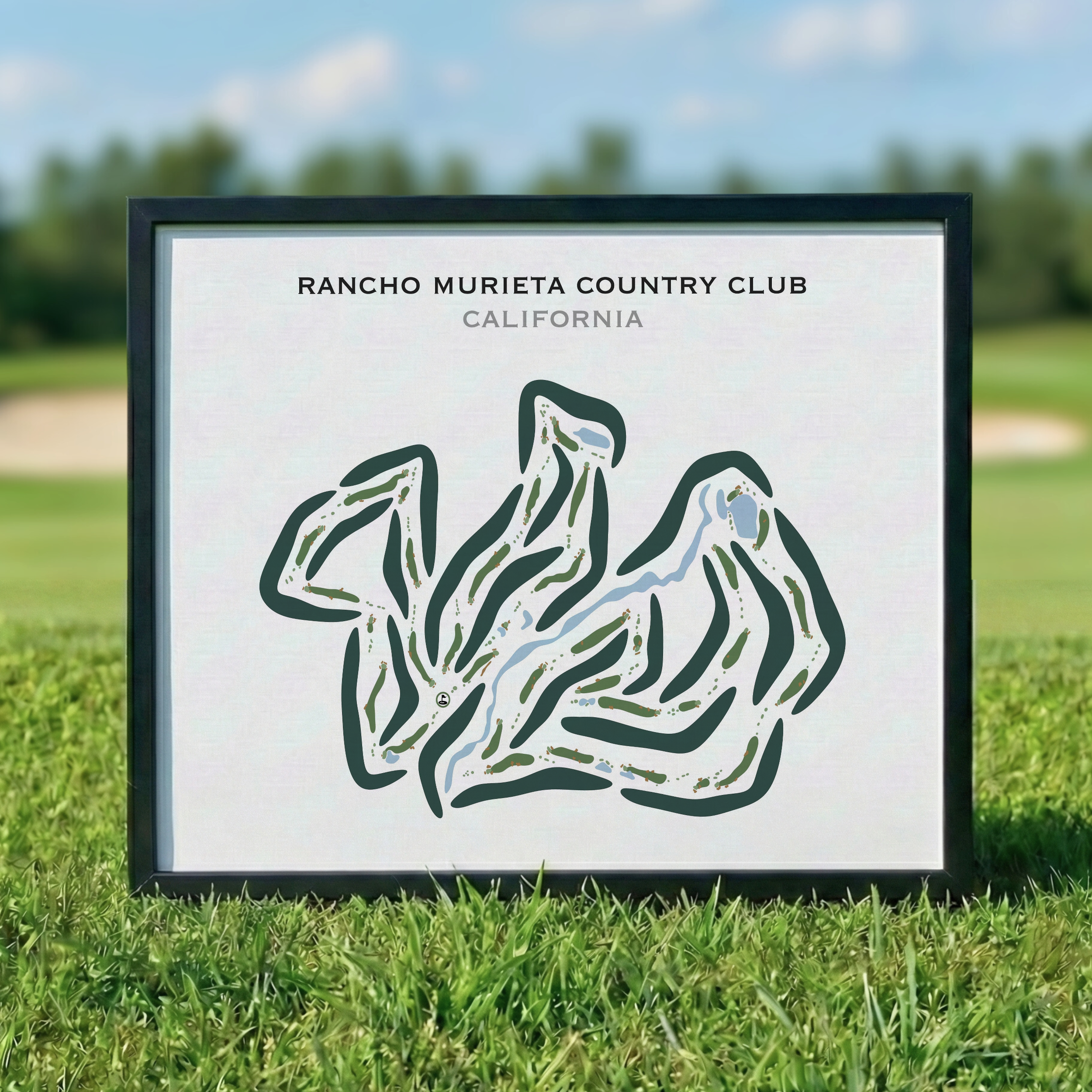 Rancho Murieta Country Club, California - Printed Golf Courses