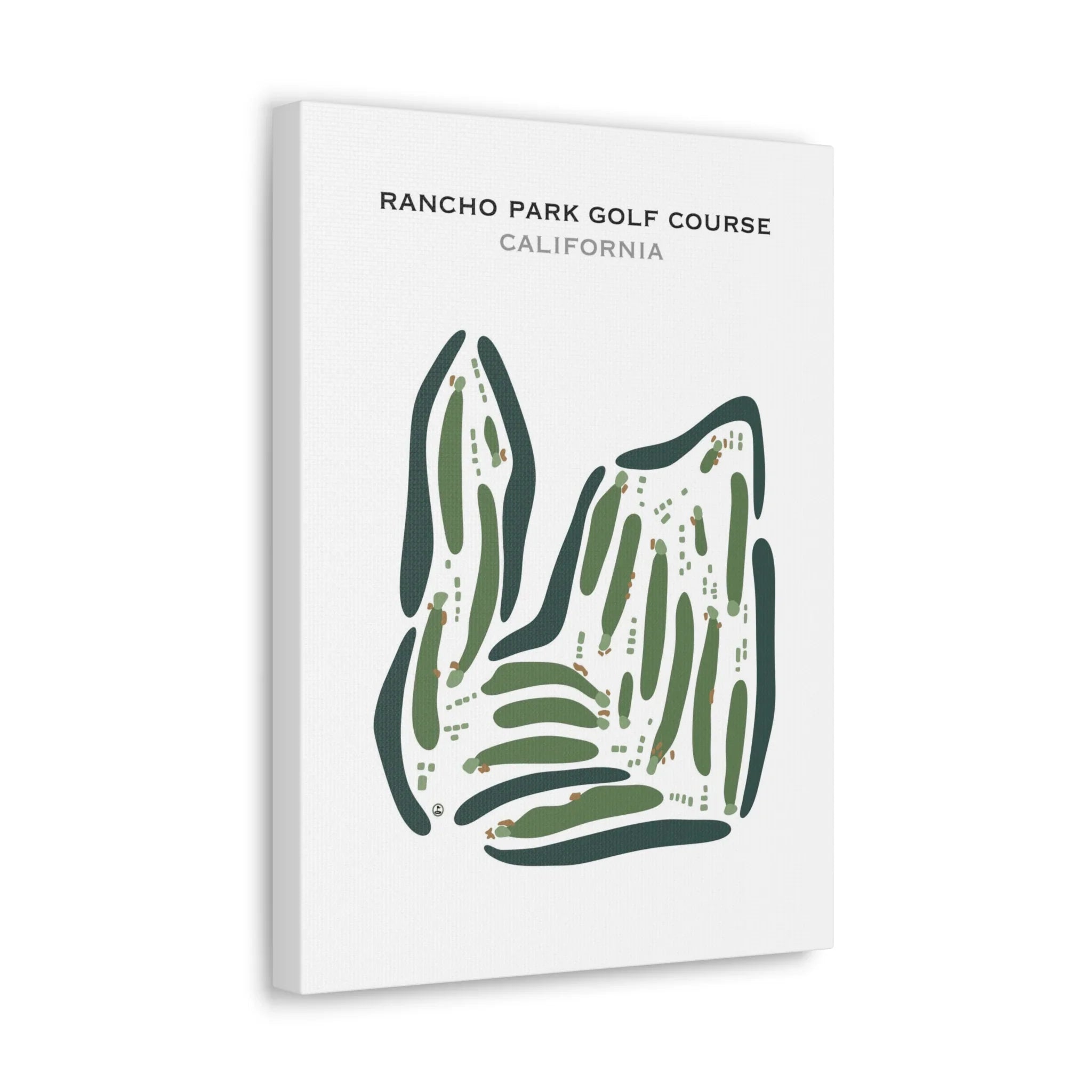 Rancho Park Golf Course, California - Printed Golf Course