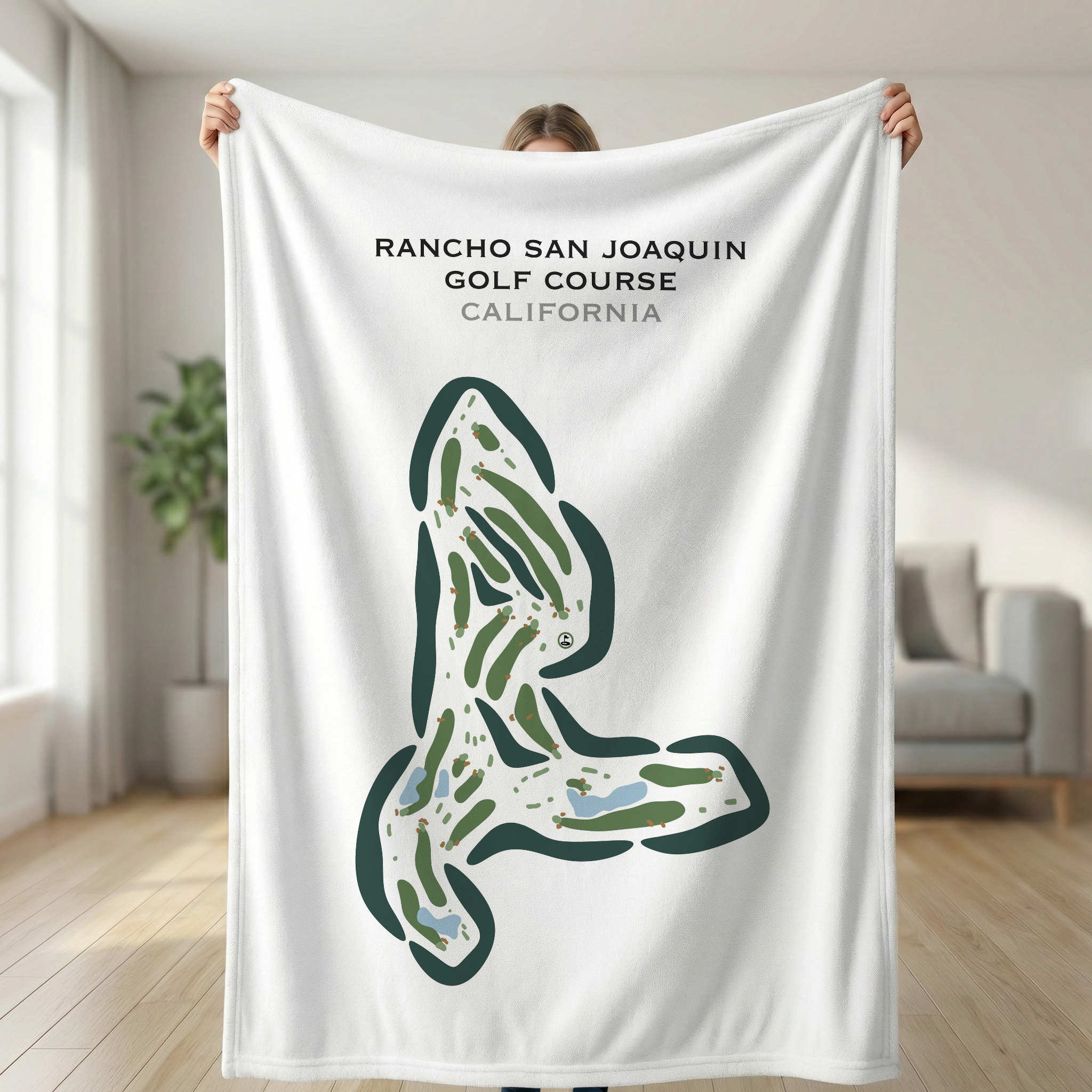 Rancho San Joaquin Golf Course, California - Printed Golf Courses