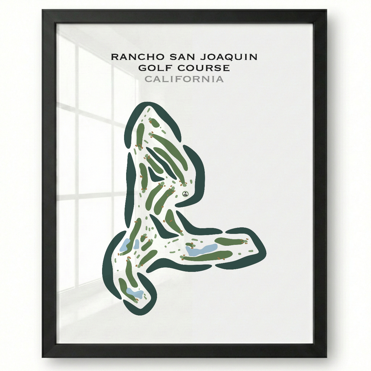 Rancho San Joaquin Golf Course, California - Printed Golf Courses