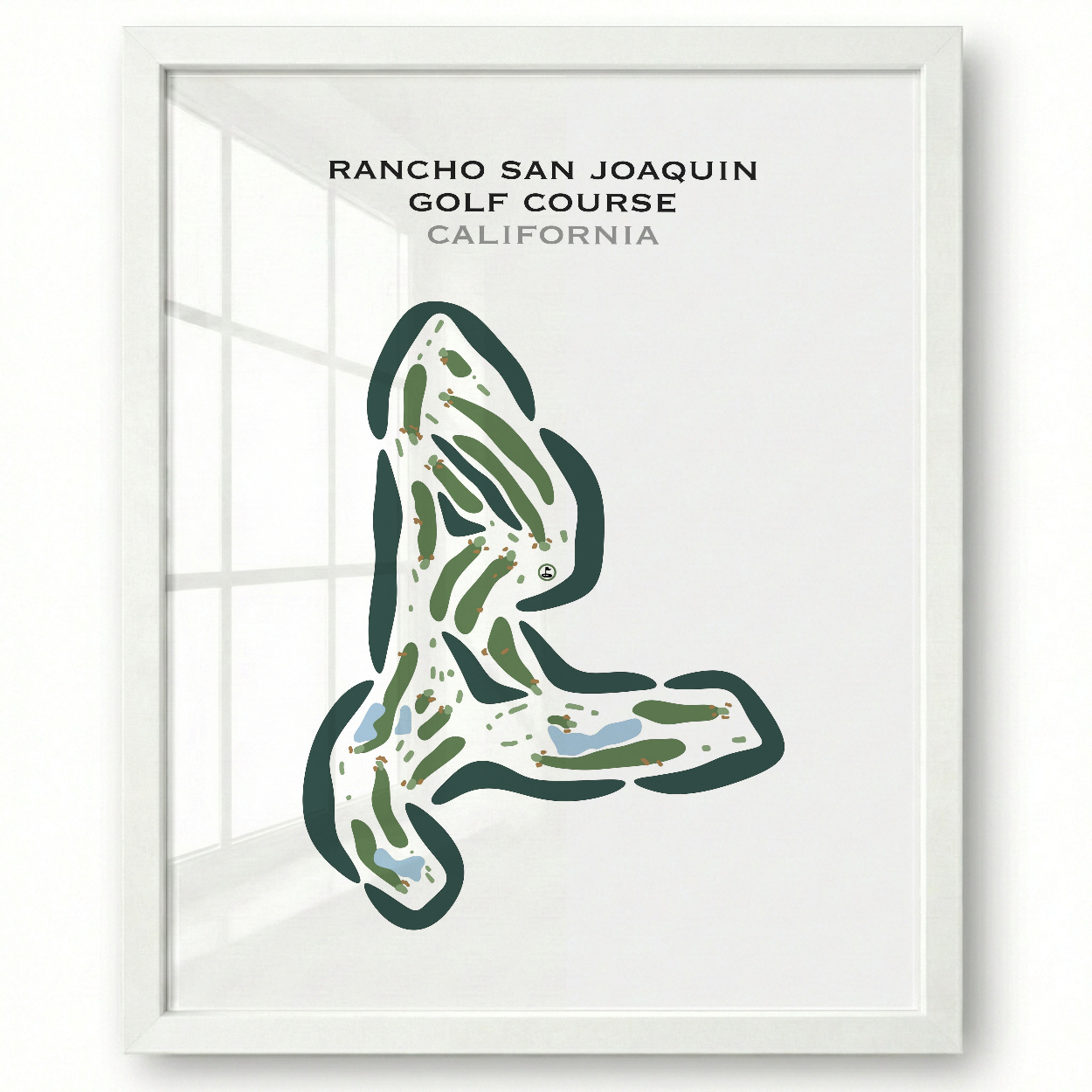 Rancho San Joaquin Golf Course, California - Printed Golf Courses