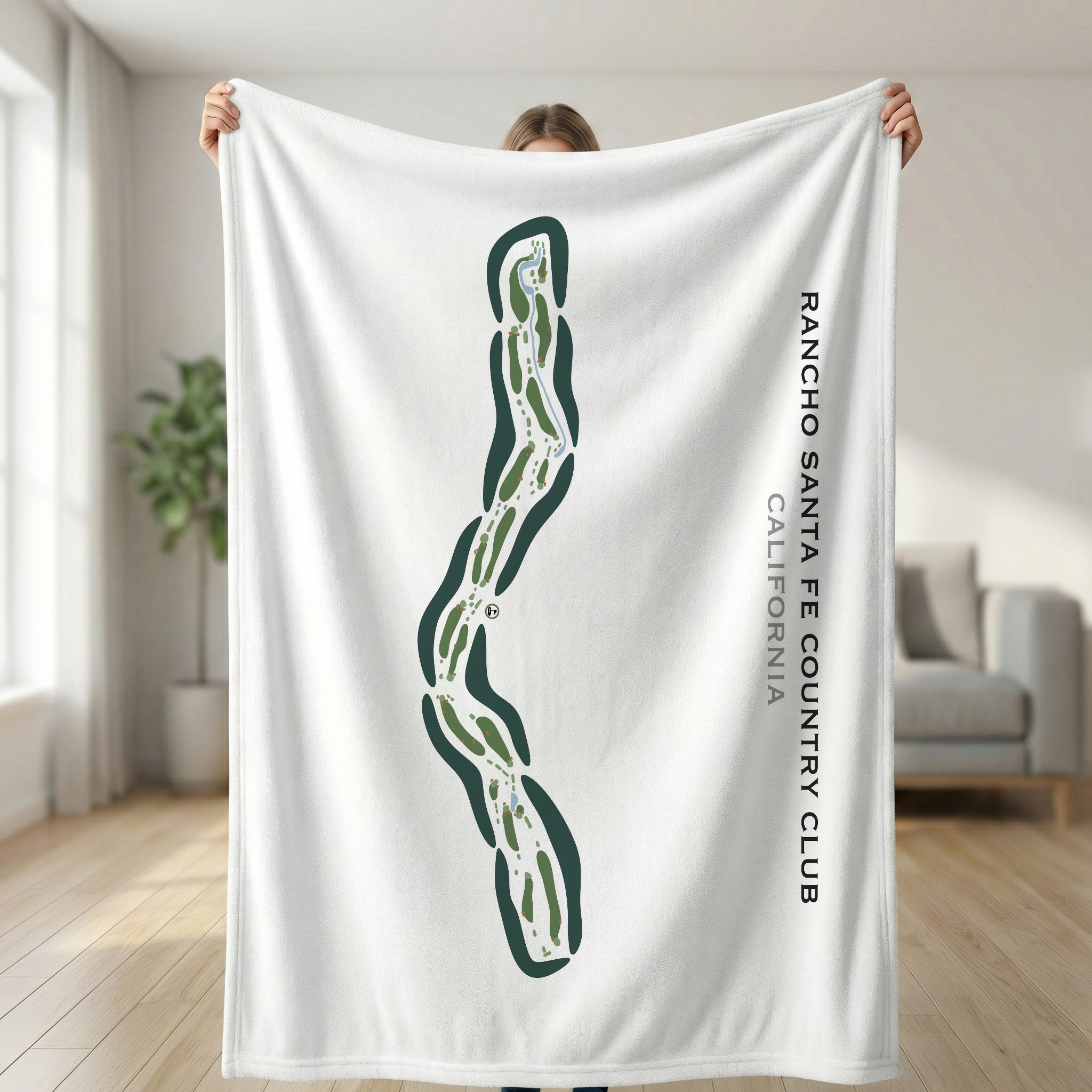 Rancho Santa Fe Country Club, California - Printed Golf Course