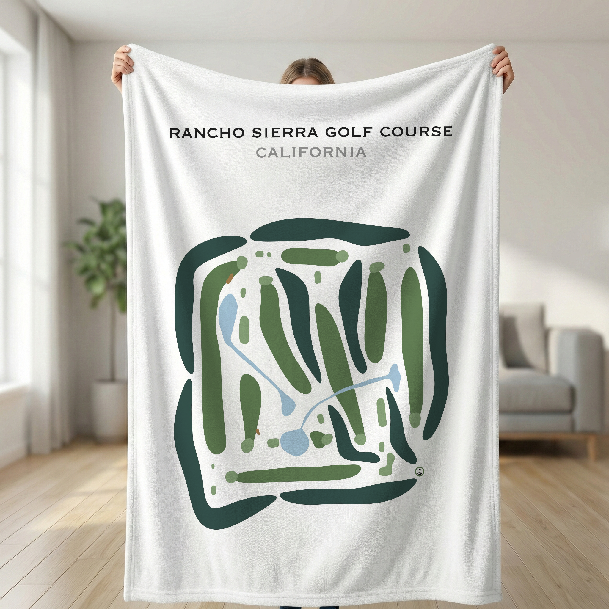 Rancho Sierra Golf Course, California - Printed Golf Courses