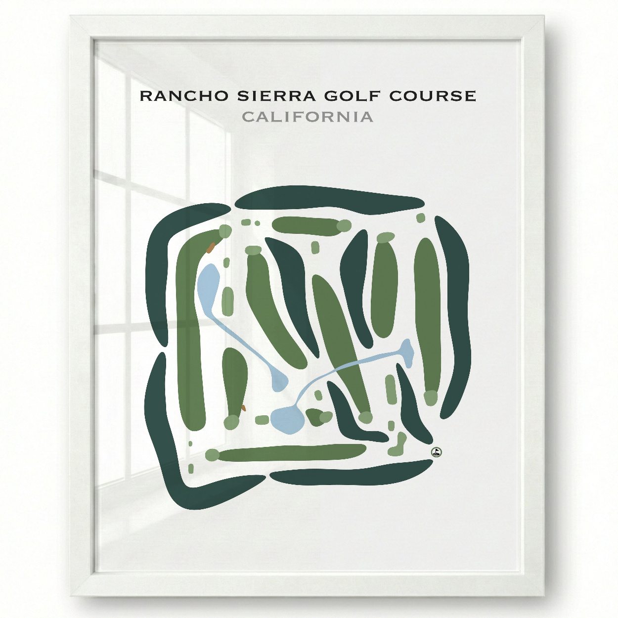 Rancho Sierra Golf Course, California - Printed Golf Courses