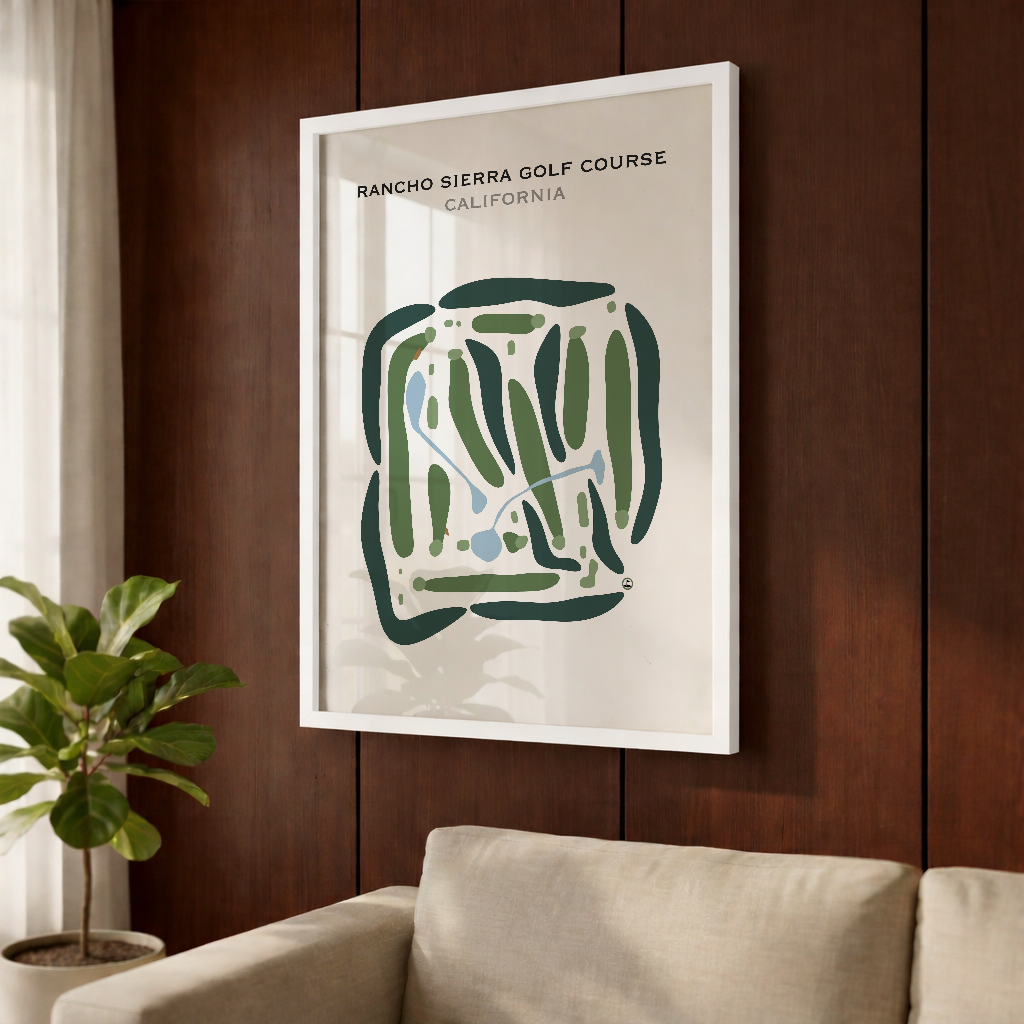 Rancho Sierra Golf Course, California - Printed Golf Courses