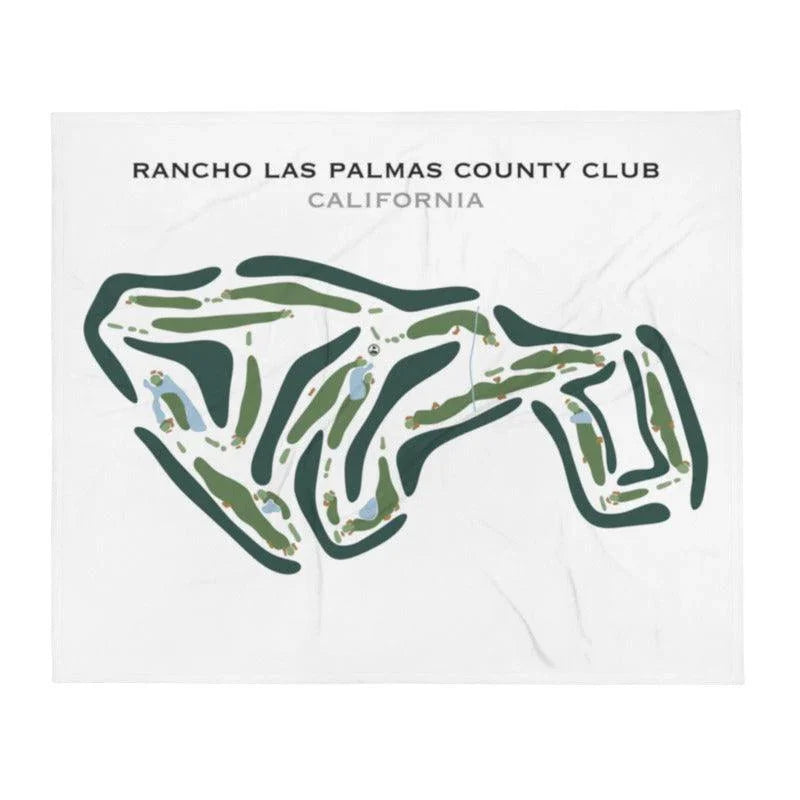 Rancho Las Palmas Country Club, California - Printed Golf Course