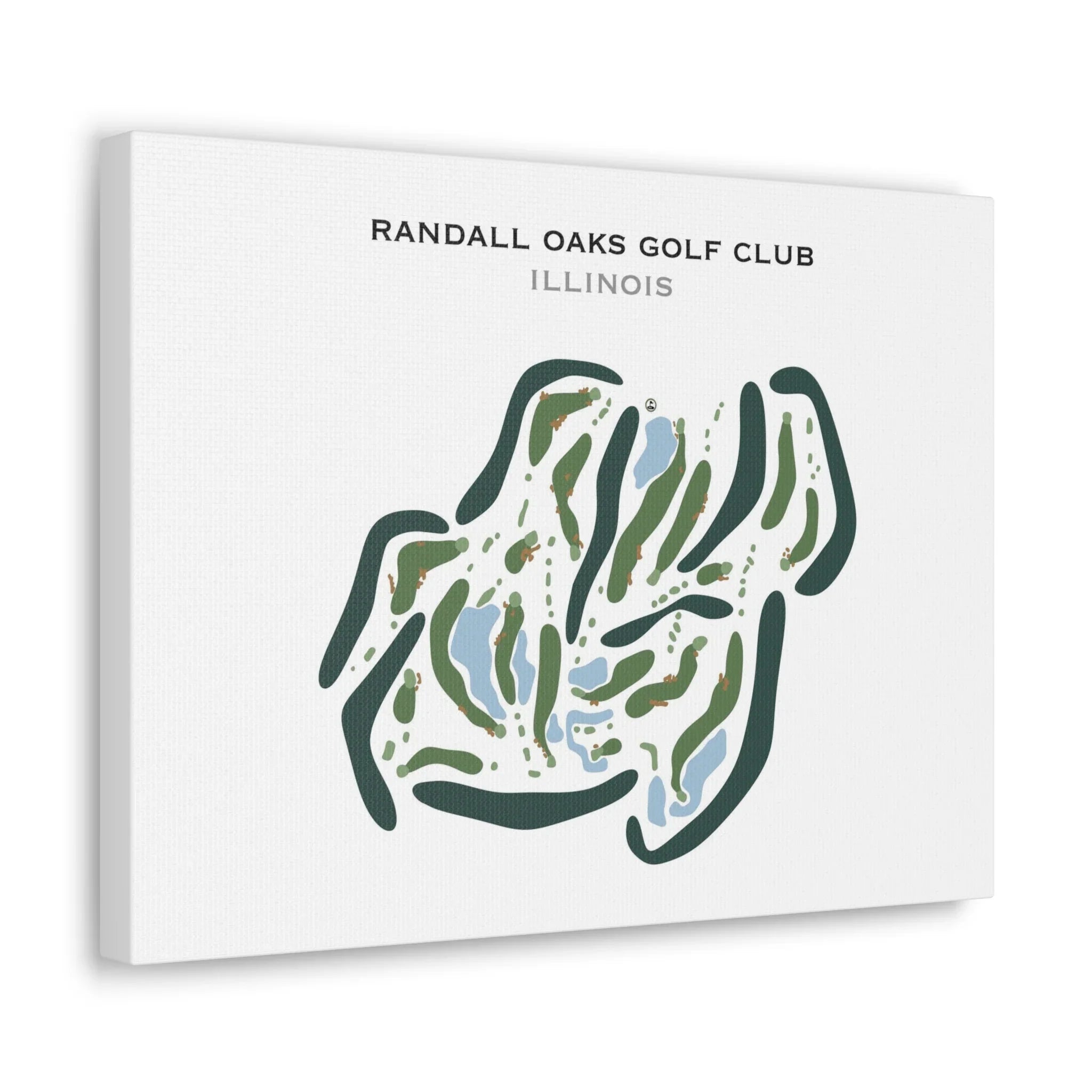 Randall Oaks Golf Club, Illinois - Printed Golf Courses
