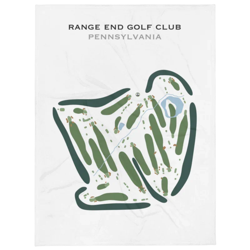 Range End Golf Club, Pennsylvania - Printed Golf Courses