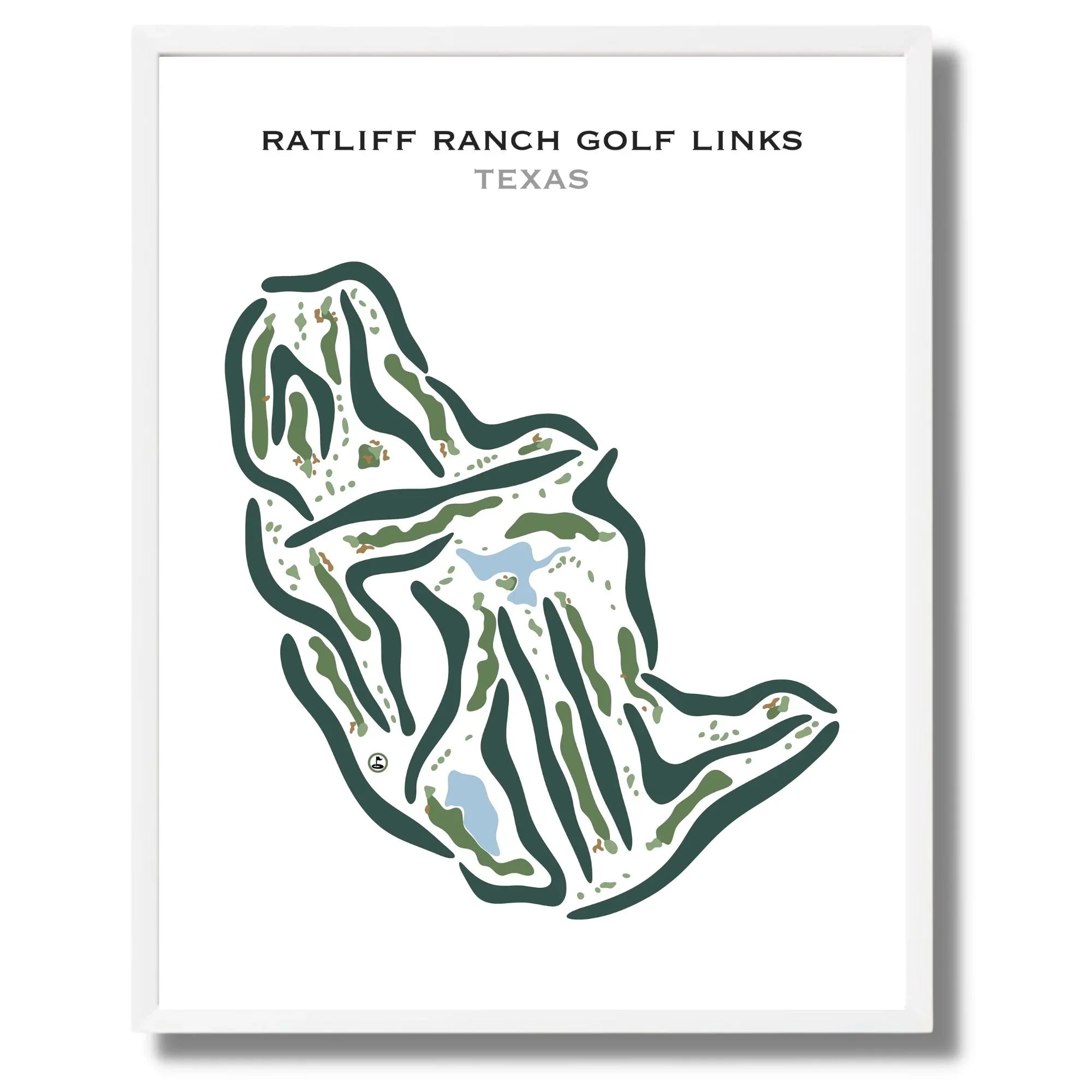 Ratliff Ranch Golf Links, Texas - Printed Golf Courses