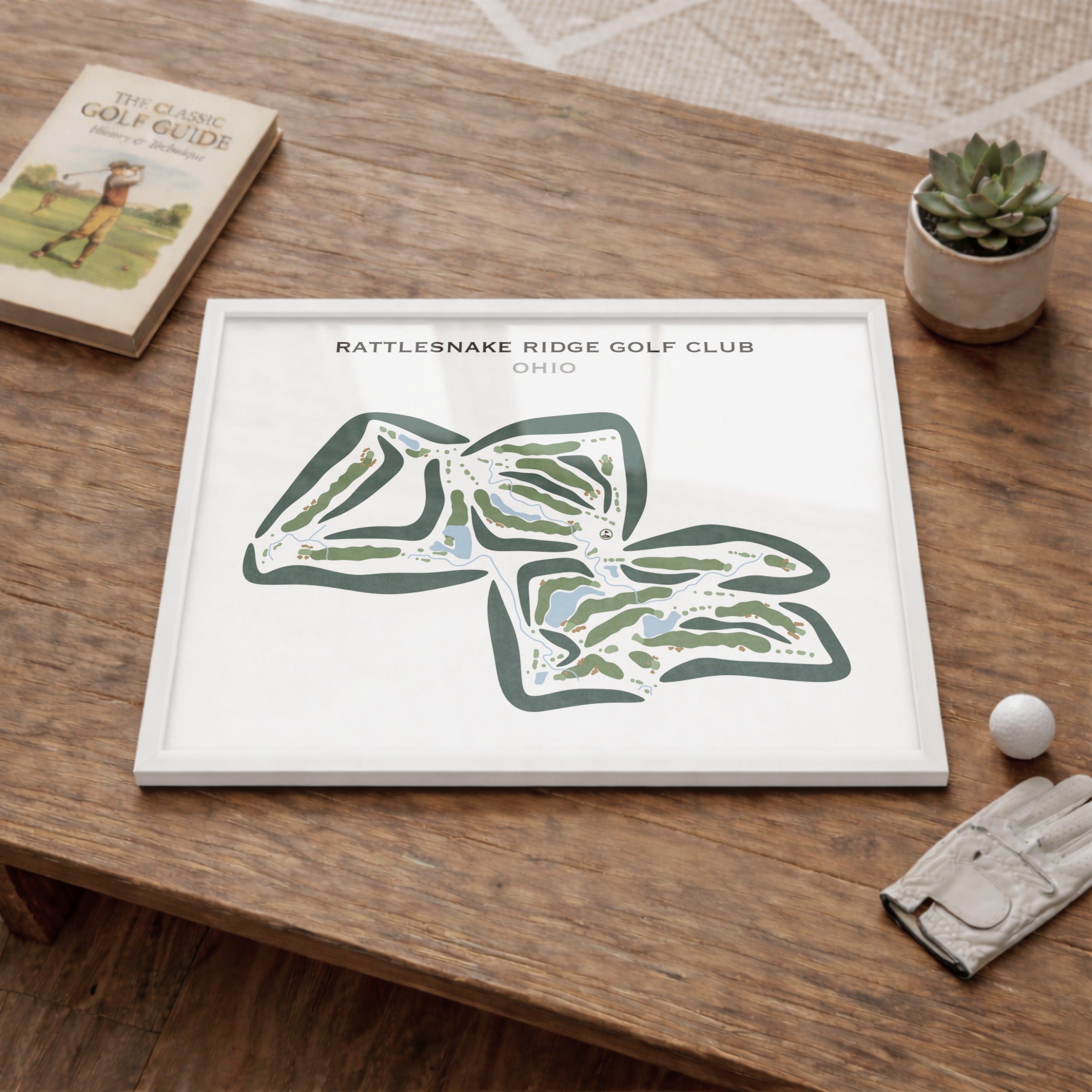 Rattlesnake Ridge Golf Club, Ohio - Printed Golf Courses