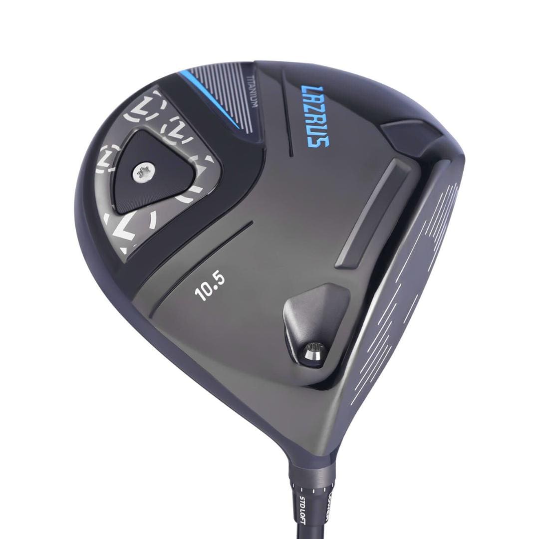 Lazrus Golf 11 pc Set - LAZ2 Driver, 3W, 1H, 6-PW Irons, 52° Wedge, Putter & Bag Optional