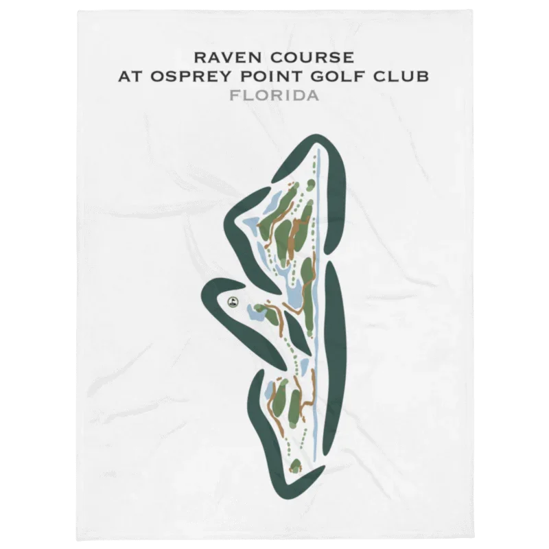 Raven Course at Osprey Point Golf Club, Florida - Printed Golf Courses