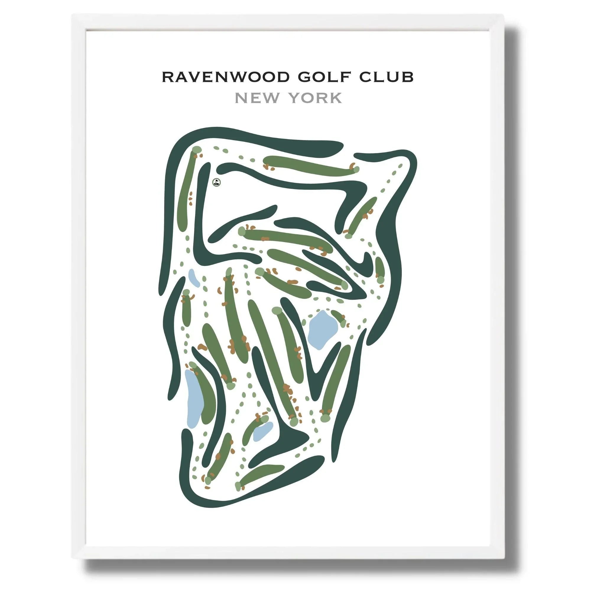 Ravenwood Golf Club, New York - Printed Golf Courses