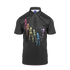Bones (Black) Mens Golf Polo Shirt by ReadyGOLF