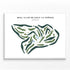 Real Club de Golf La Peñaza, Spain - Printed Golf Courses