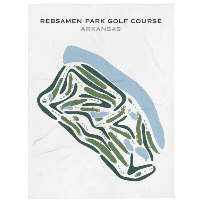 Rebsamen Park Golf Course, Arkansas - Printed Golf Courses