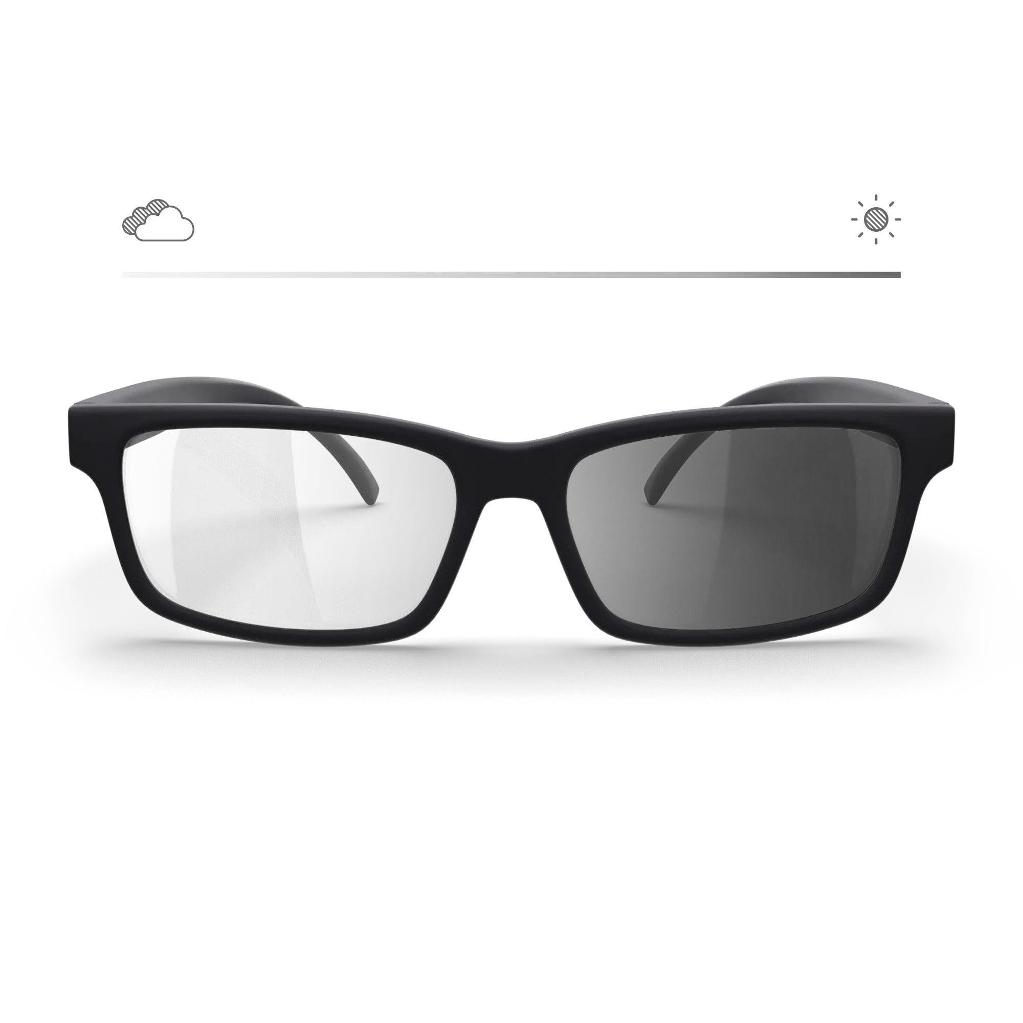 Rectangle Transitions® XTRActive Polarized Prescription Sunglasses