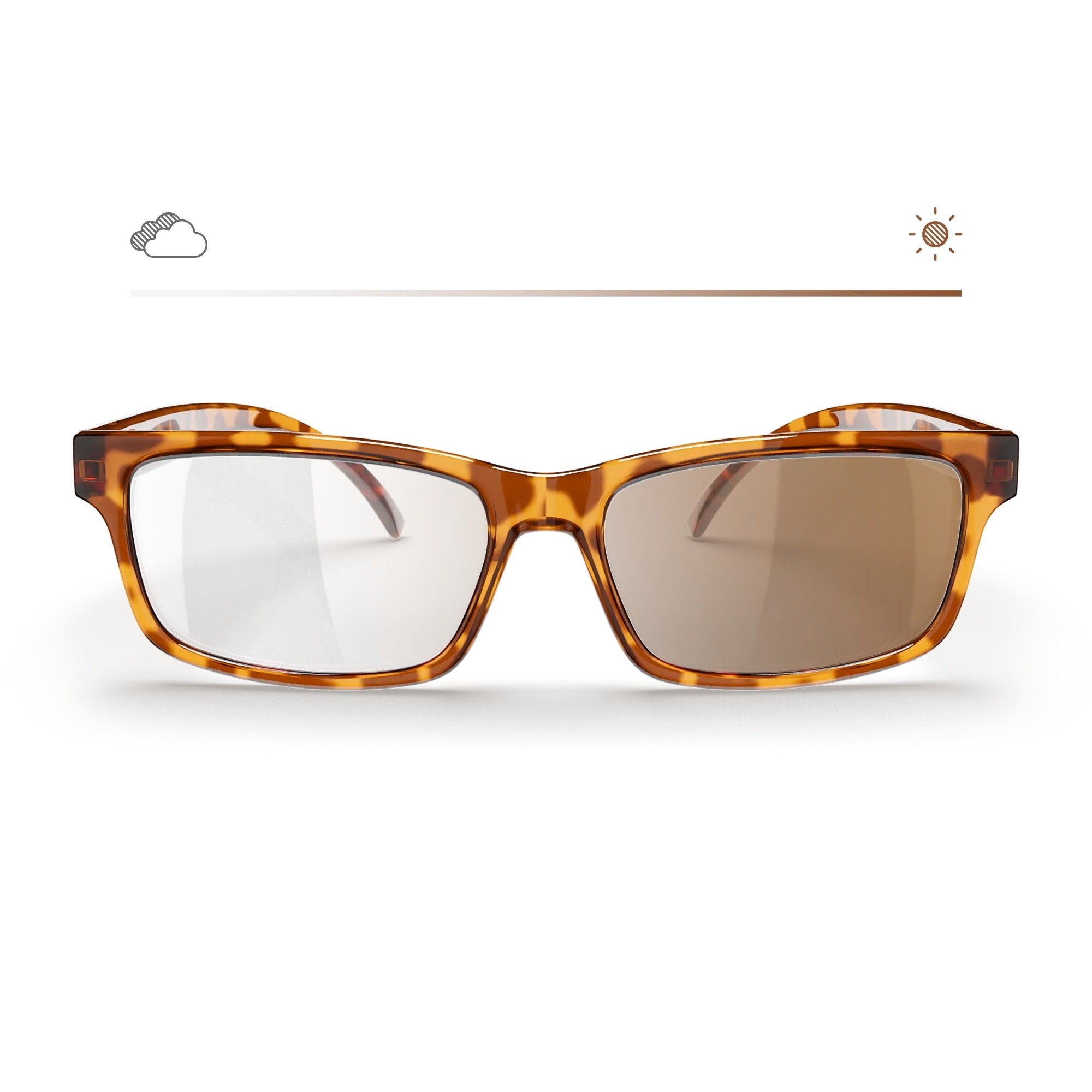 Tortoise Rectangle Prescription Transitions® Xtra Active