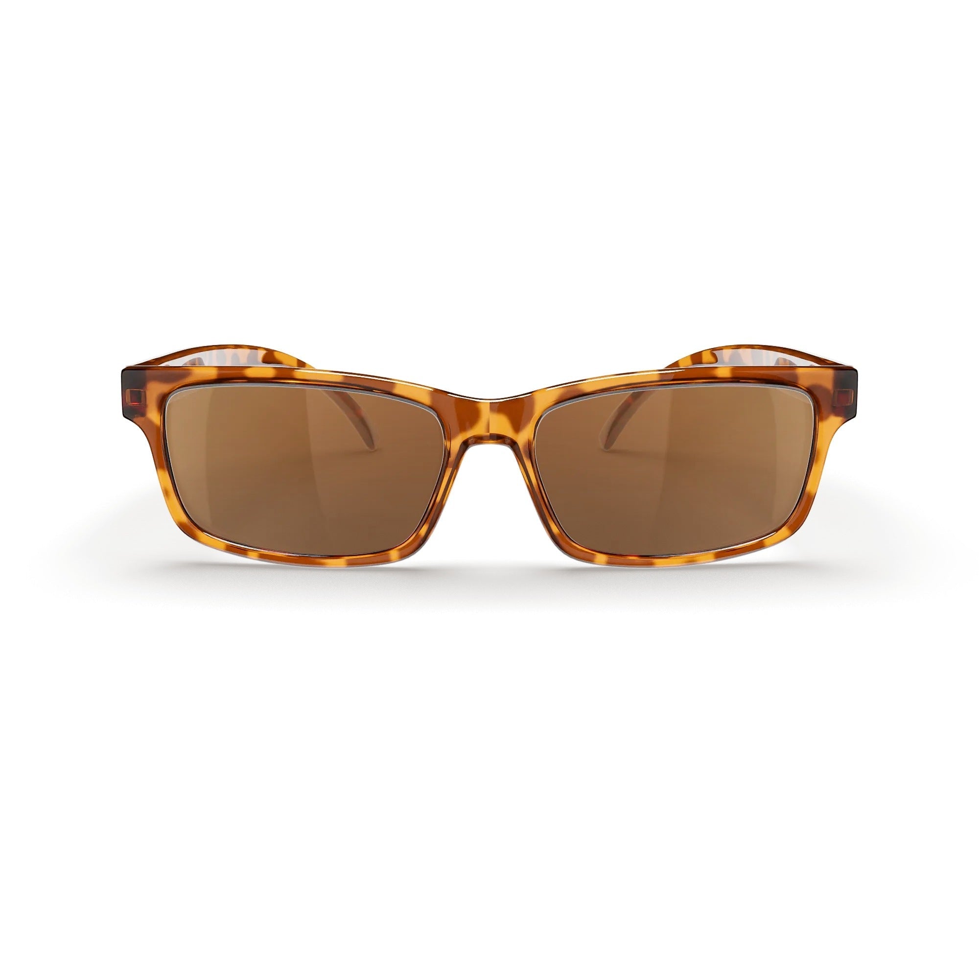 Tortoise Rectangle Trivex® Polarized Prescription Sunglasses