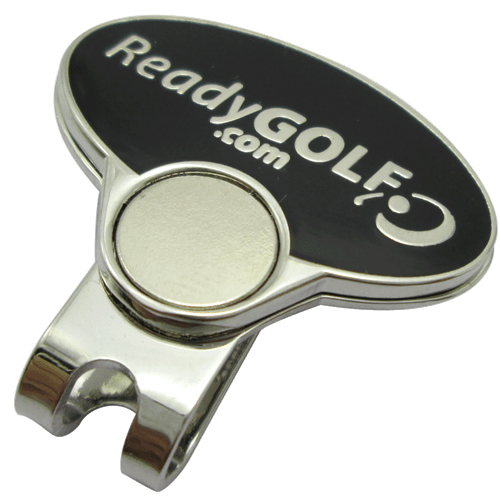 Red Paw Print Glitter Ball Marker & Hat Clip by ReadyGOLF