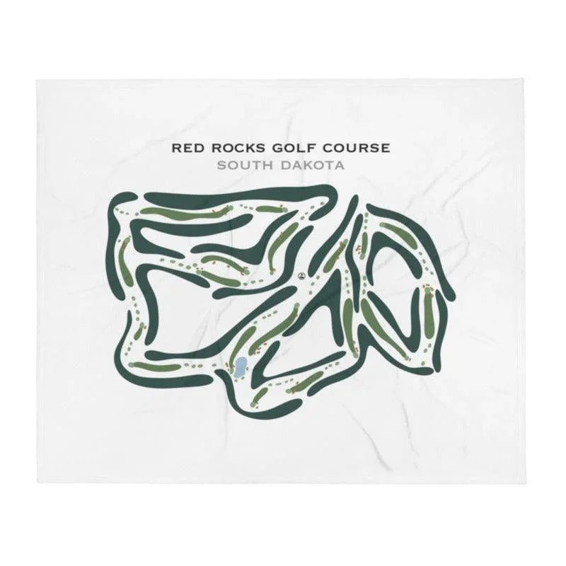 Red Rocks Golf Course, South Dakota - Printed Golf Courses