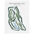 Red Cloud Golf Club, Nebraska - Printed Golf Courses