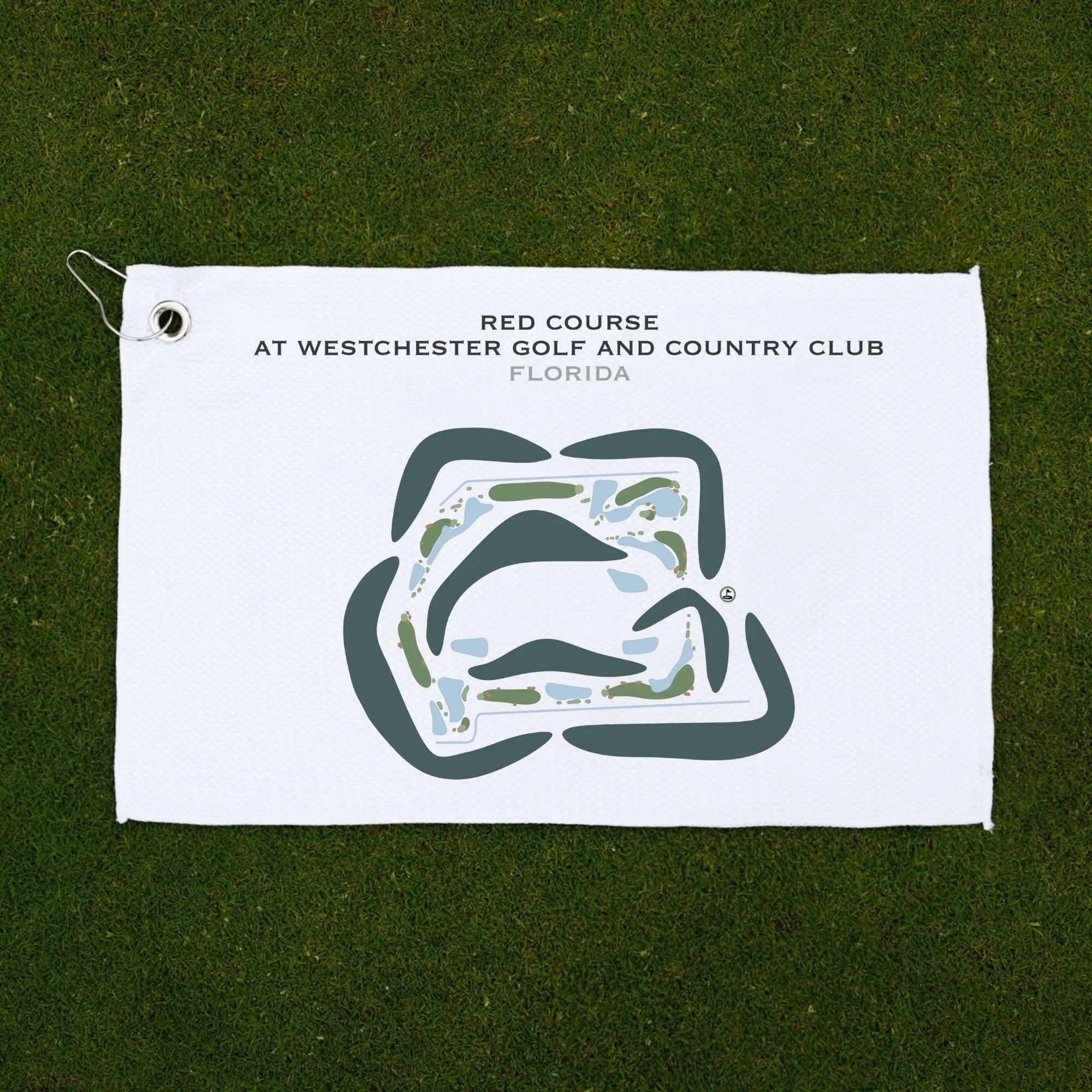 Red Course at Westchester Golf & Country Club, Florida - Printed Golf Courses