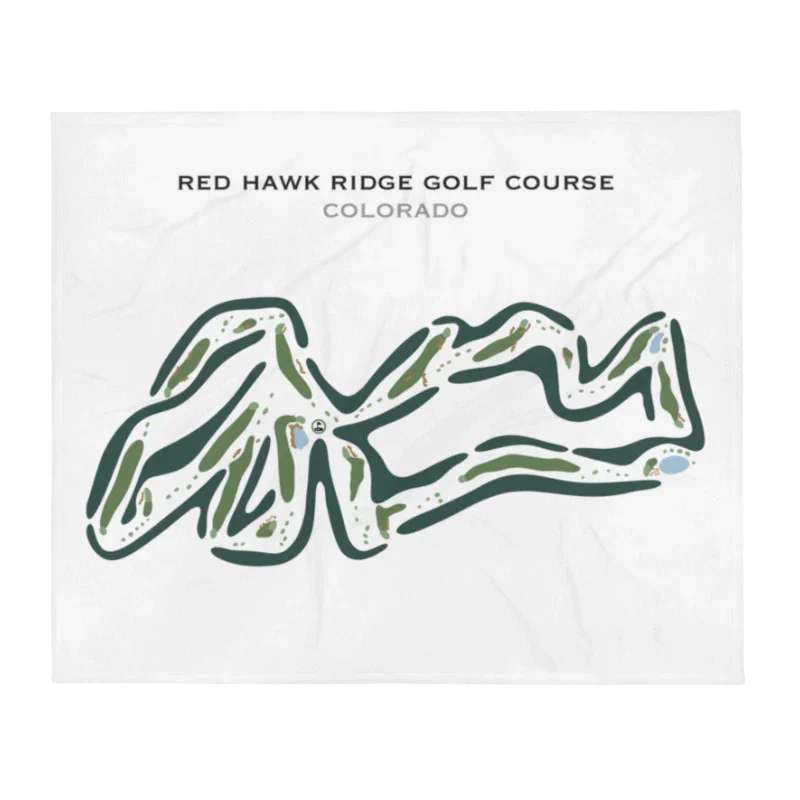 Red Hawk Ridge Golf Course, Colorado - Printed Golf Courses