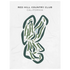Red Hill Country Club, California - Printed Golf Course
