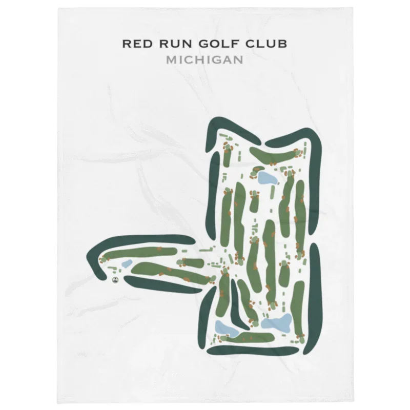 Red Run Golf Club, Michigan - Printed Golf Courses