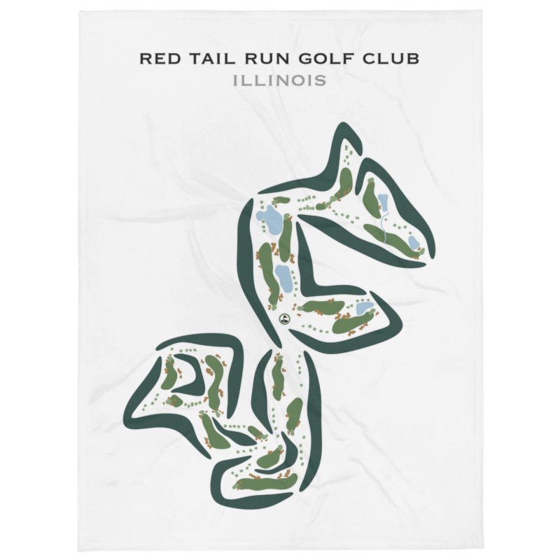 Red Tail Run Golf Club, Illinois - Printed Golf Courses