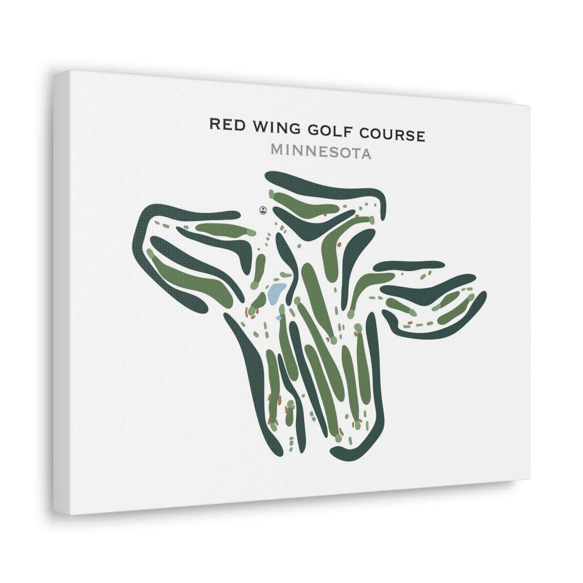 Red Wing Golf Course, Minnesota - Printed Golf Course