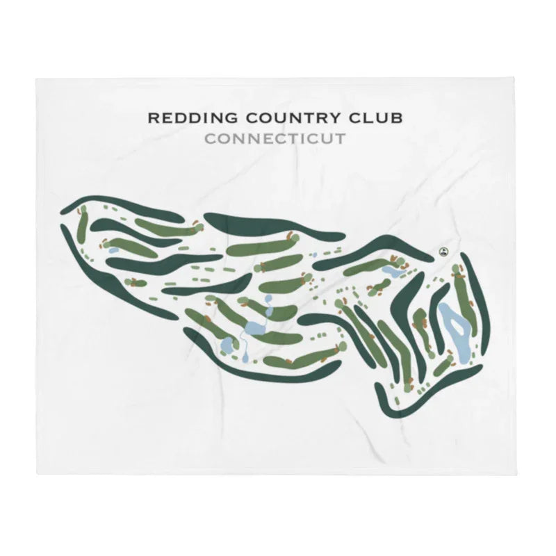 Redding Country Club, Connecticut - Printed Golf Courses