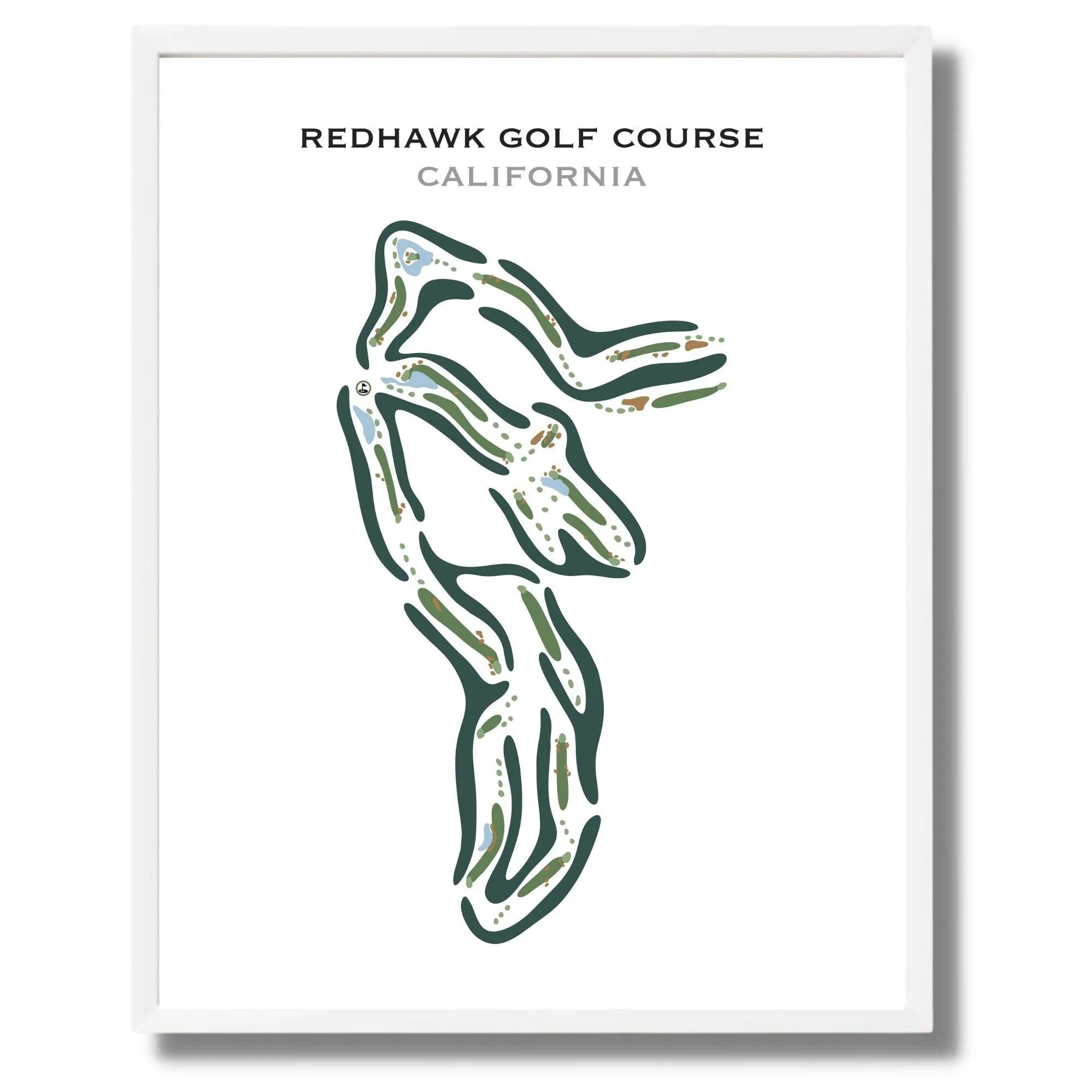 Redhawk Golf Course, California - Printed Golf Courses