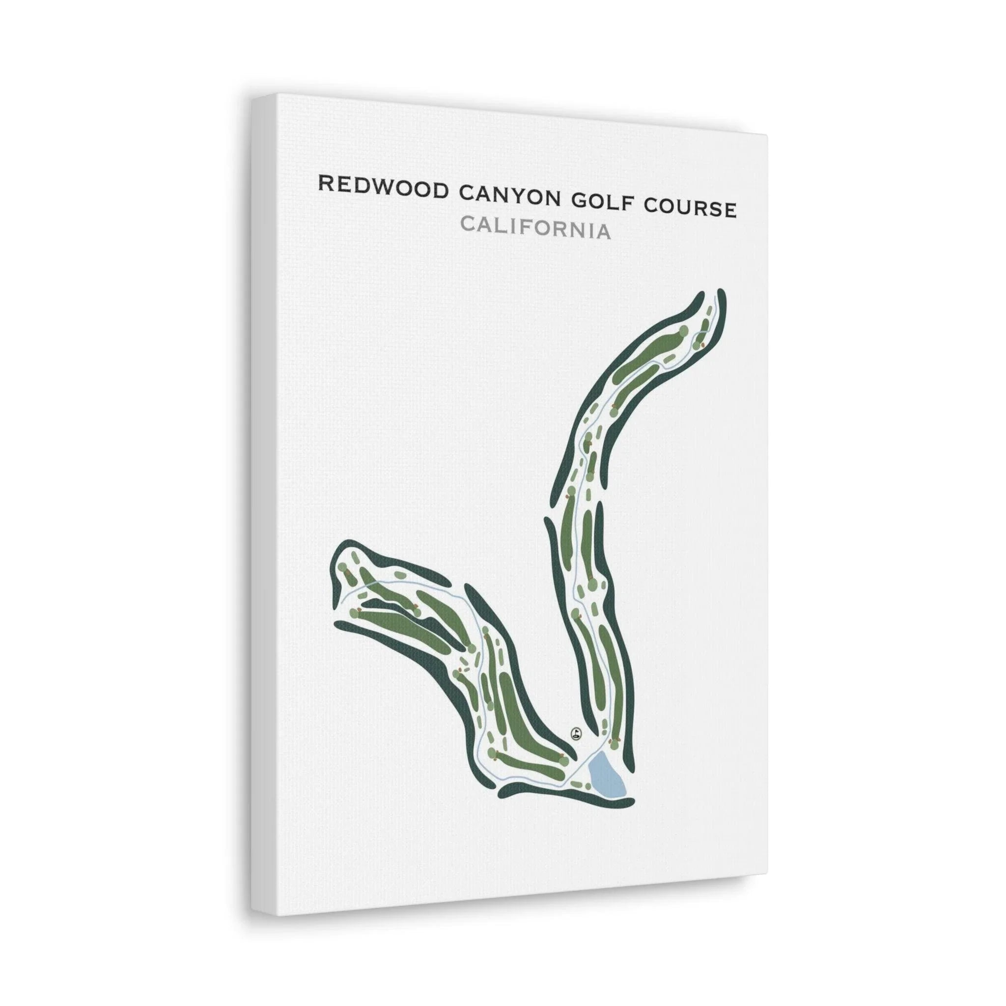 Redwood Canyon Golf Course, California - Printed Golf Course