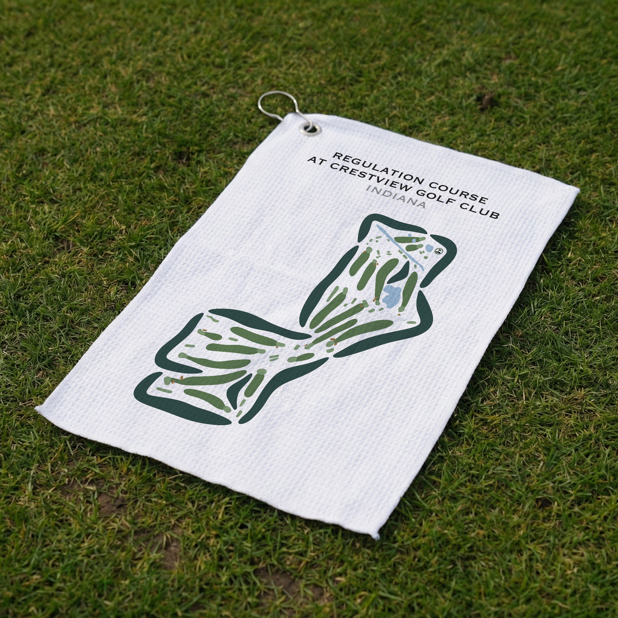 Regulation Course at Crestview Golf Club, Indiana - Printed Golf Courses