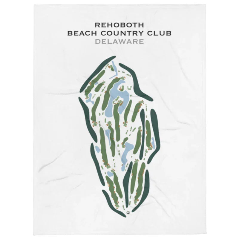 Rehoboth Beach Country Club, Delaware - Printed Golf Course