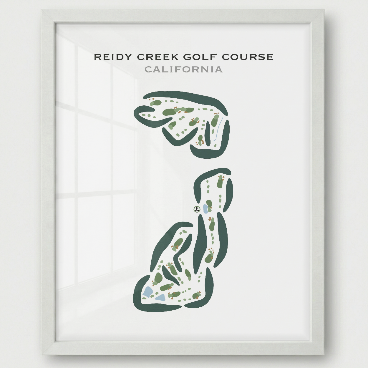 Reidy Creek Golf Course, California - Printed Golf Courses