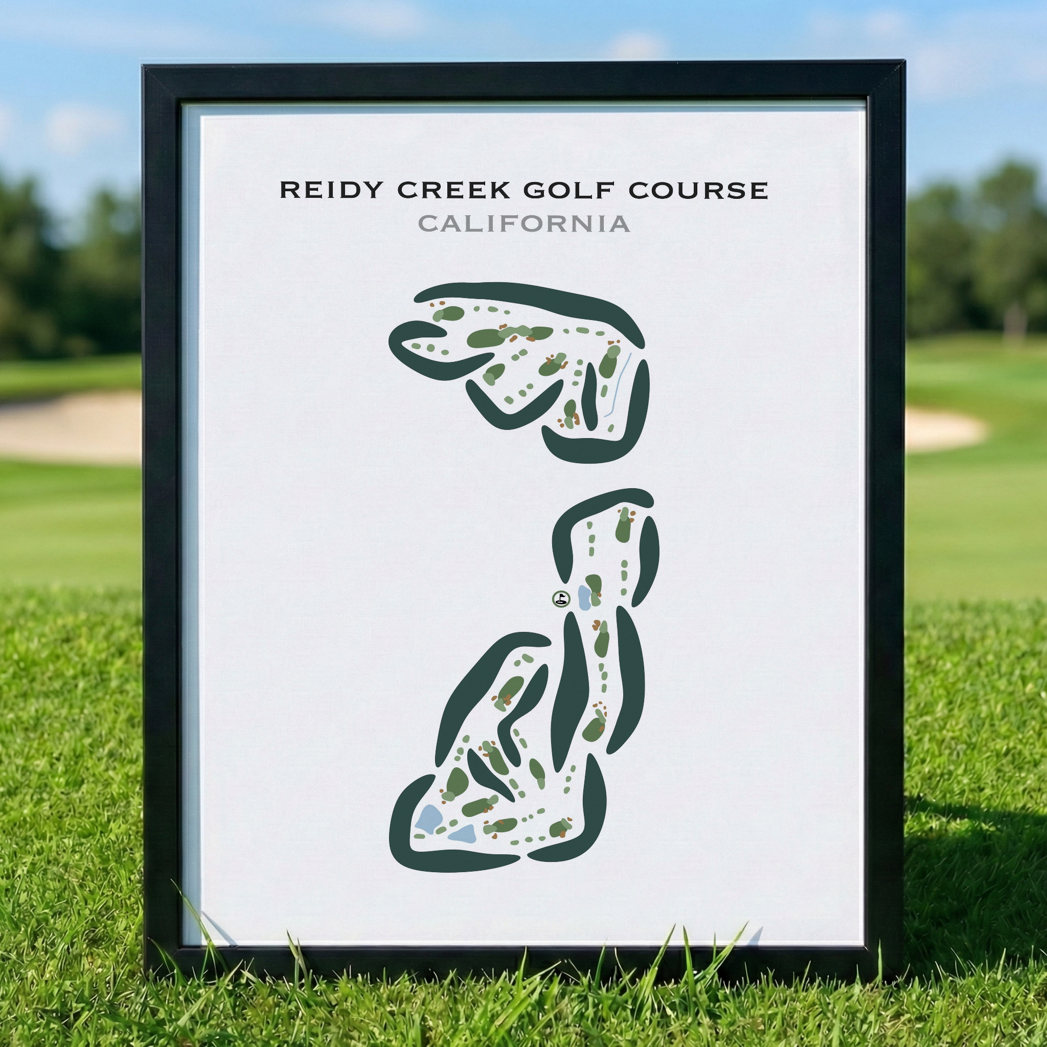 Reidy Creek Golf Course, California - Printed Golf Courses