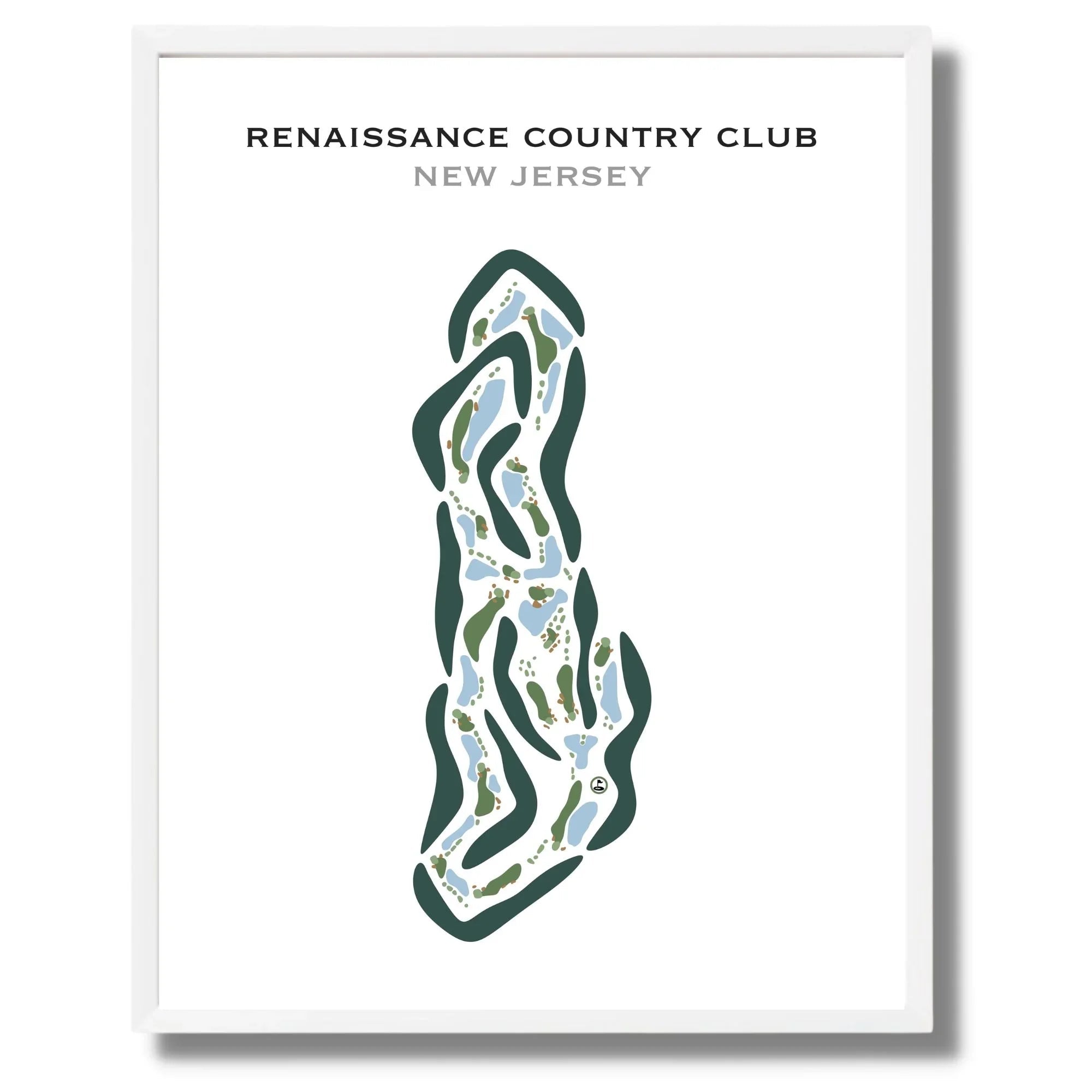 Renaissance Country Club, Manchester, New Jersey - Printed Golf Courses