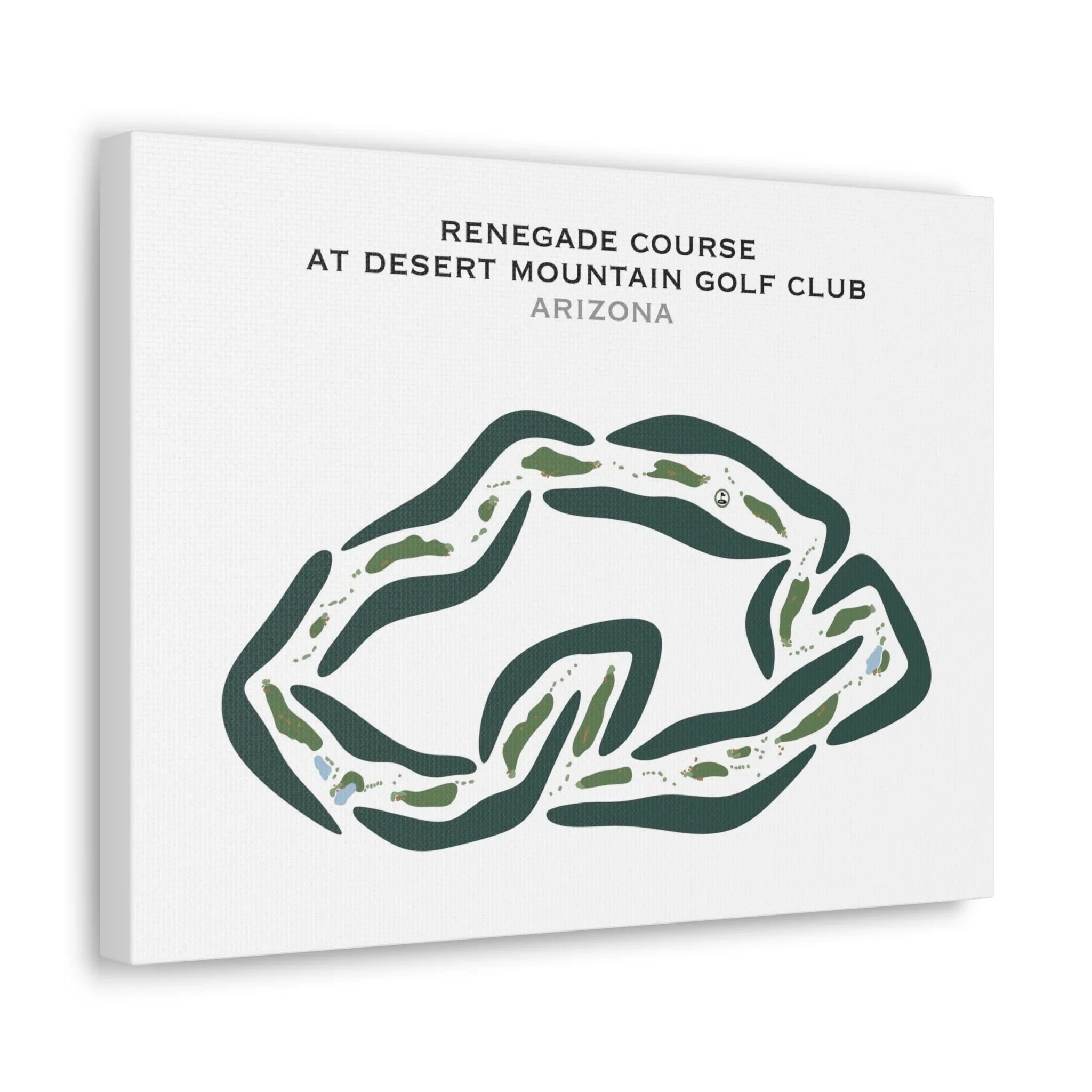 Renegade Course at Desert Mountain Golf Club, Arizona - Printed Golf Courses
